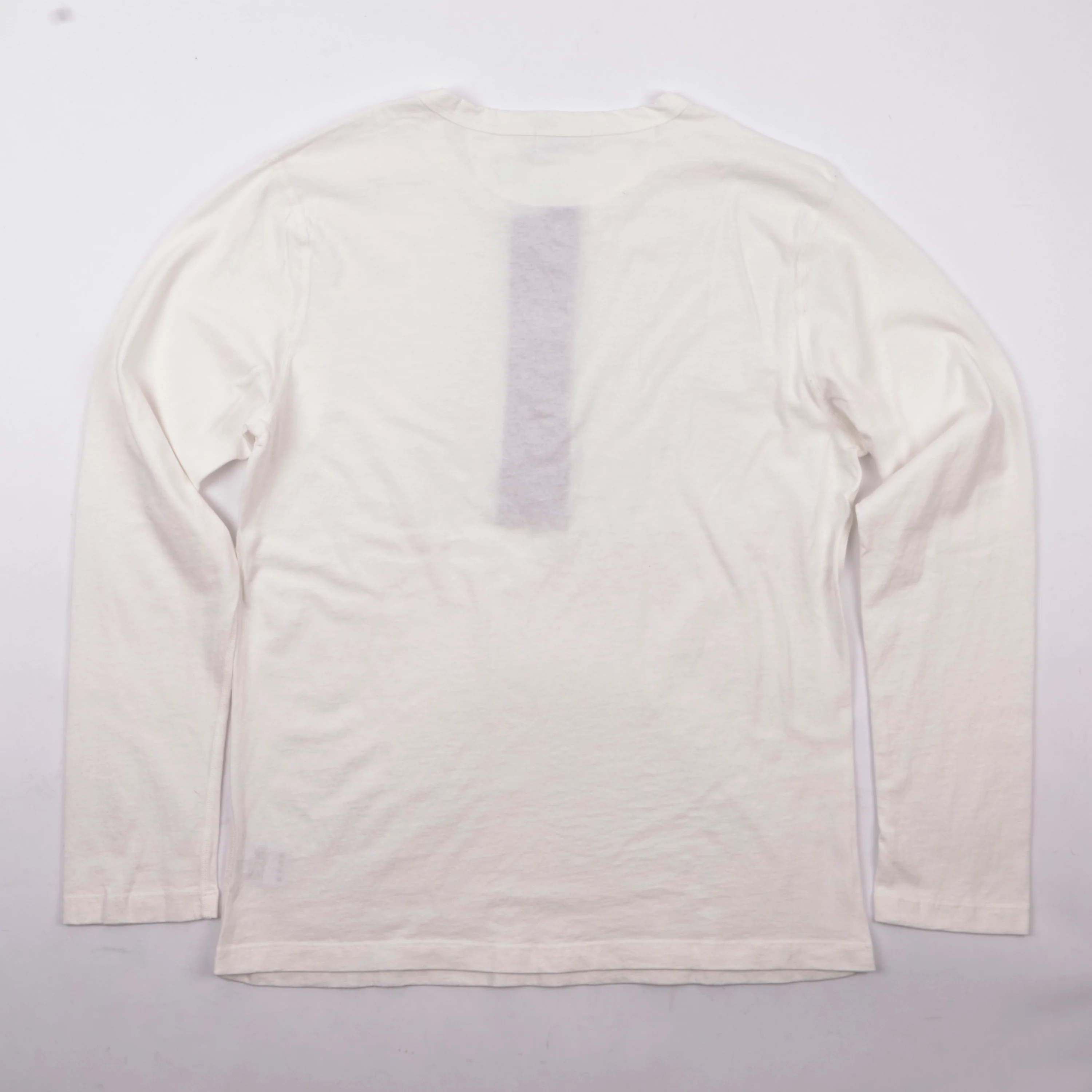 9 Ounce Henley L/S White - Image 5