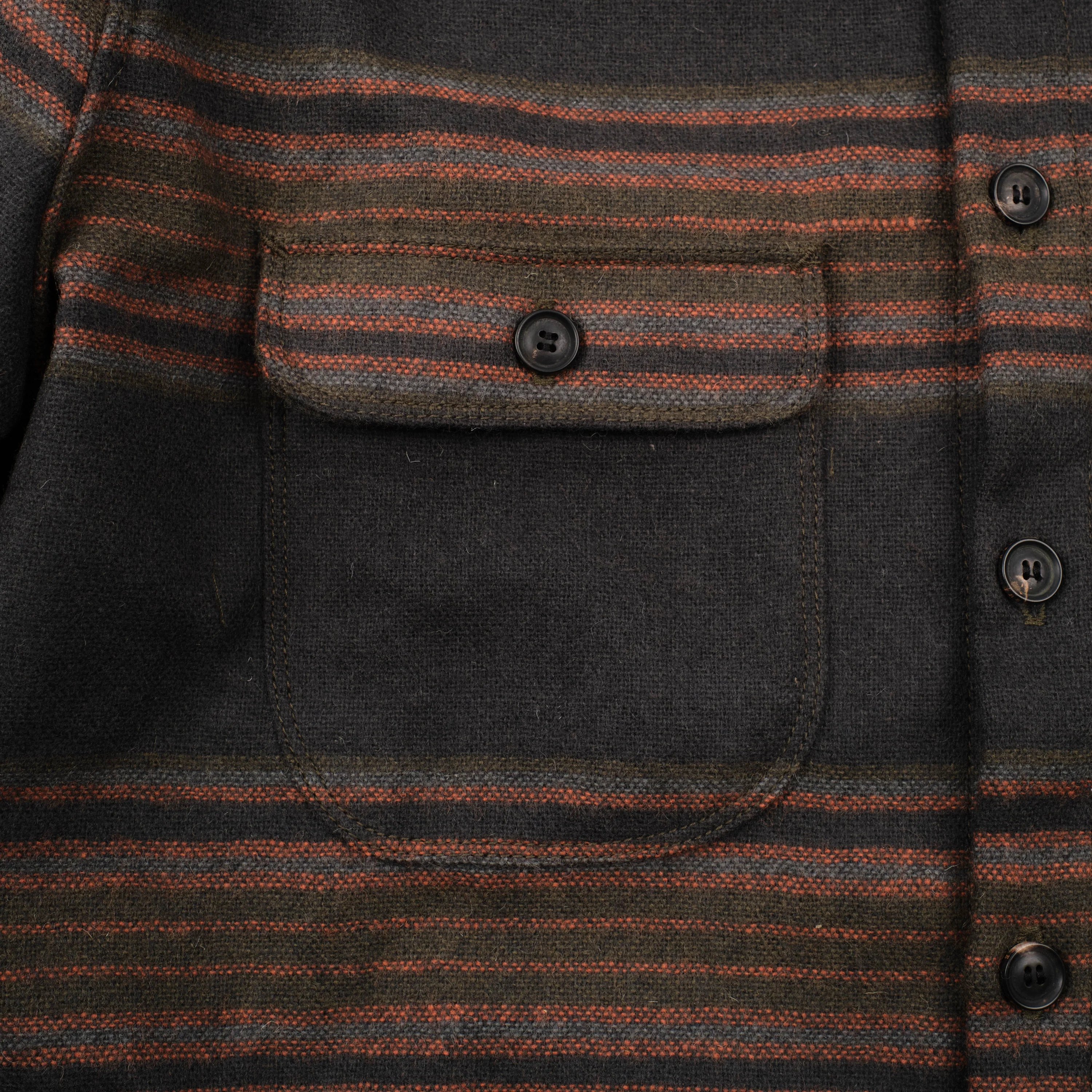 Alta Black Stripe Wool - Image 4
