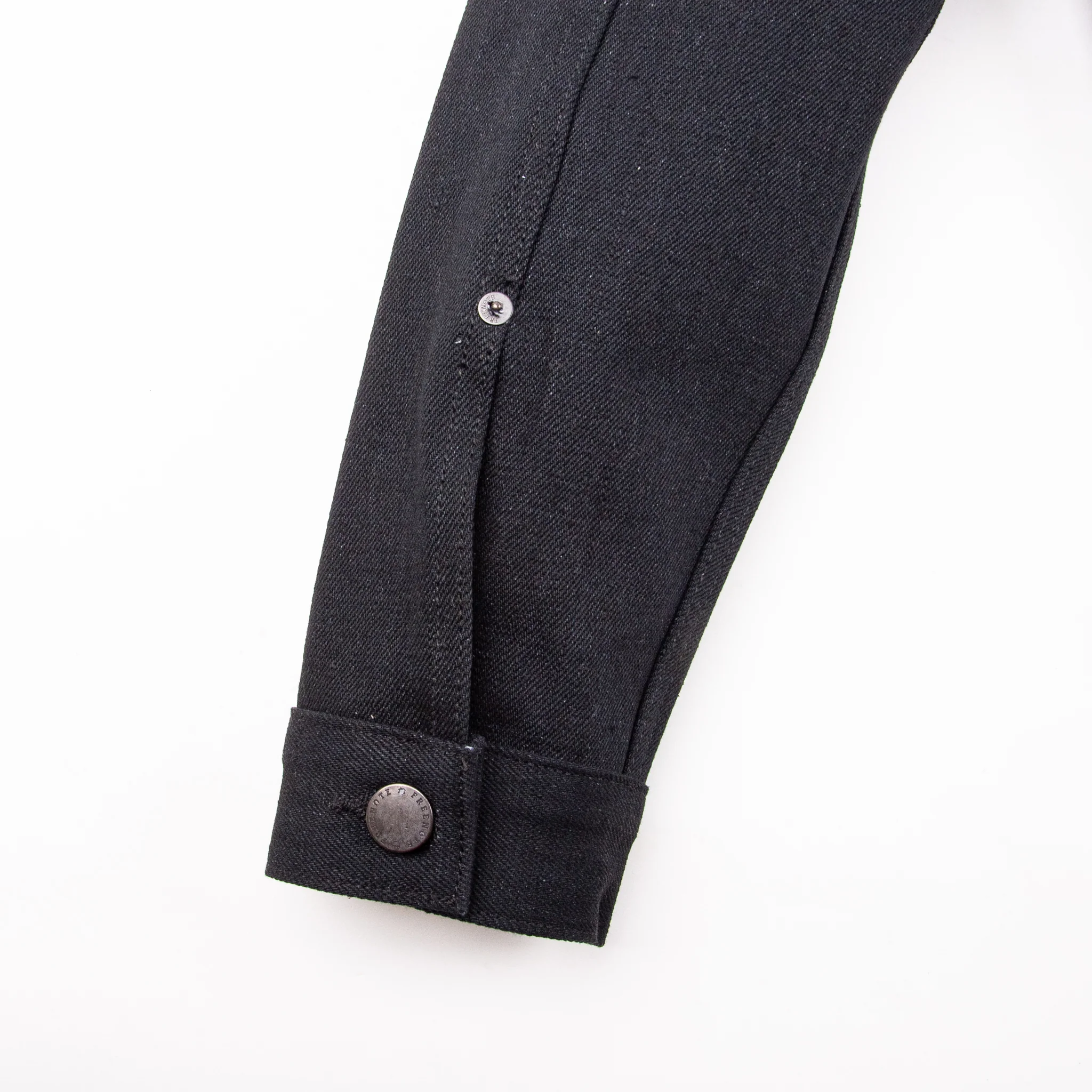 Classic Denim Jacket <span> 17 Ounce Black Slub Denim </span> - Image 9