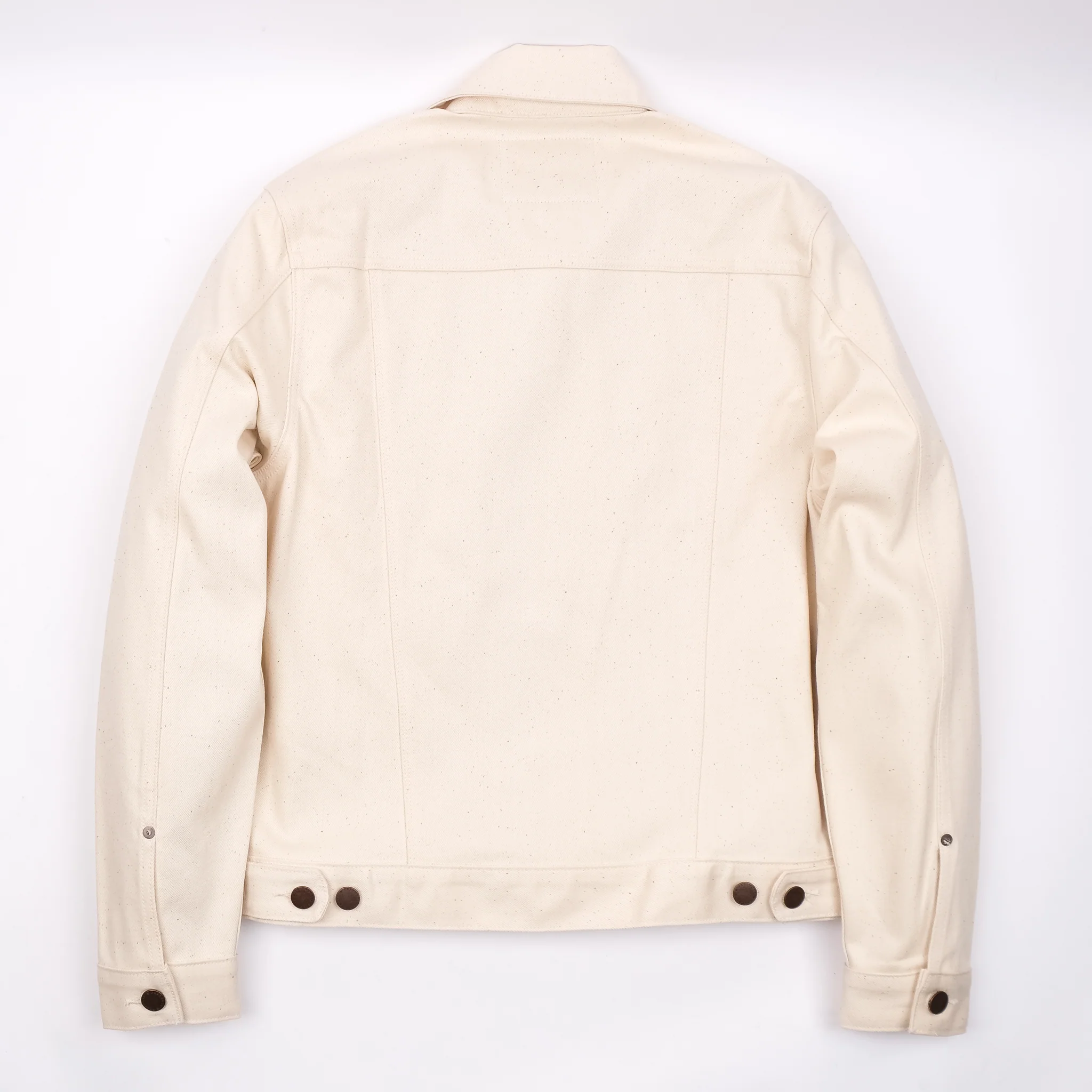 Classic Denim Jacket <span> 14 ounce Natural Ecru </span> - Image 10