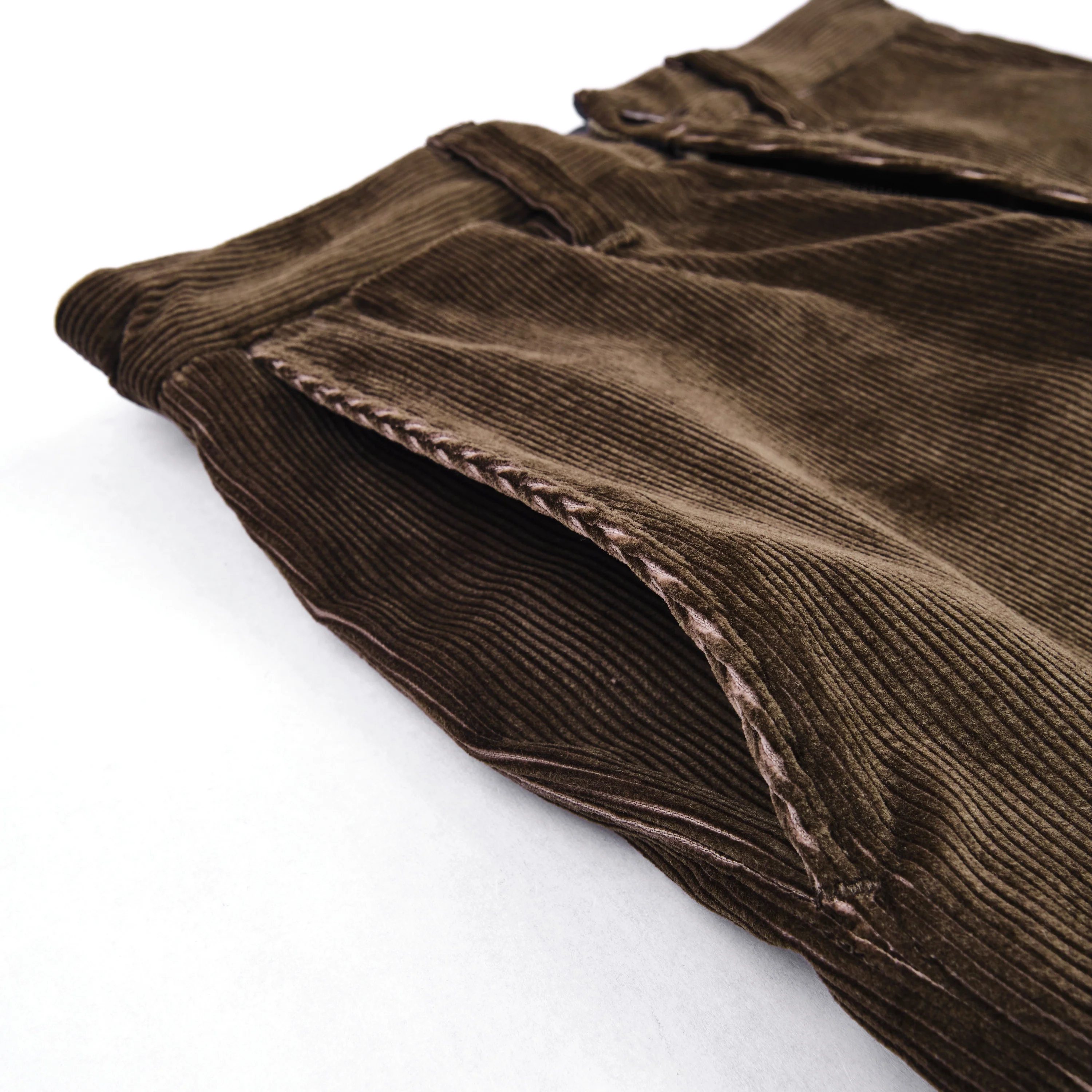 Deck Pant Olive Corduroy - Image 6