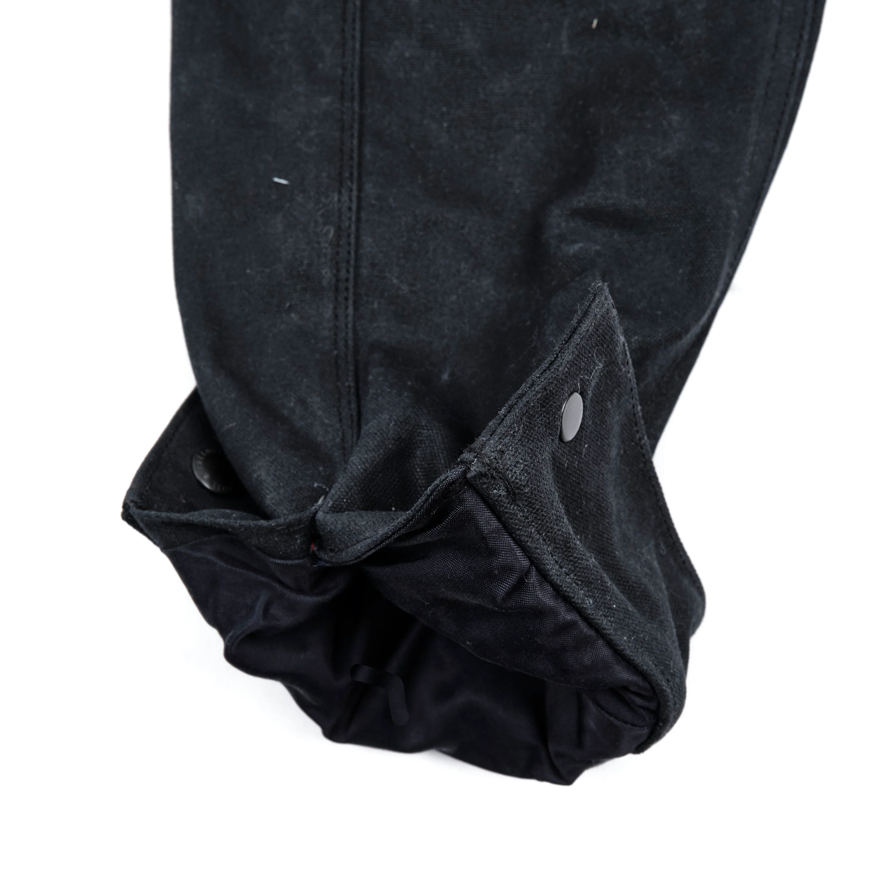 Faro Black Heavy Waxed Canvas Blue Plaid - Image 11