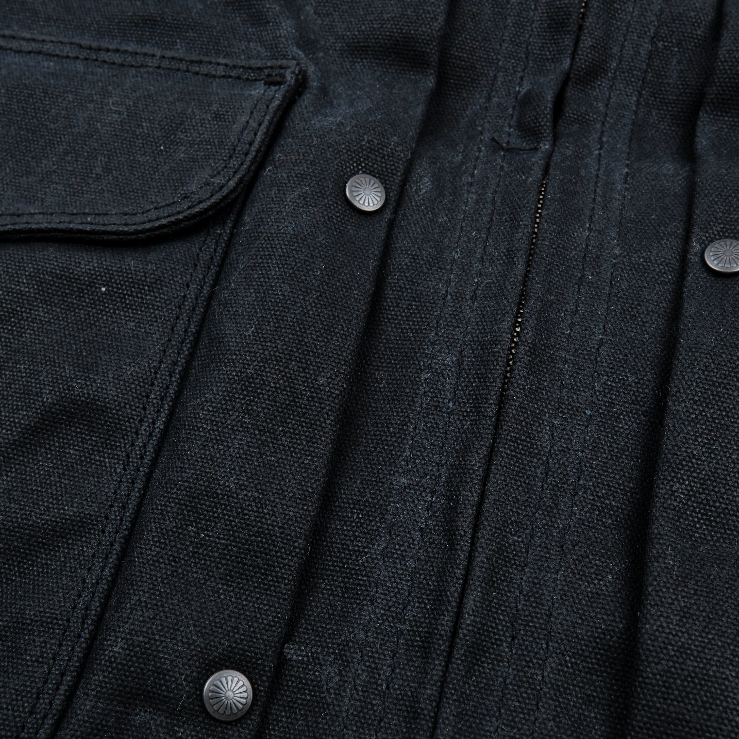 Faro Black Heavy Waxed Canvas Navy Southwest - Image 5