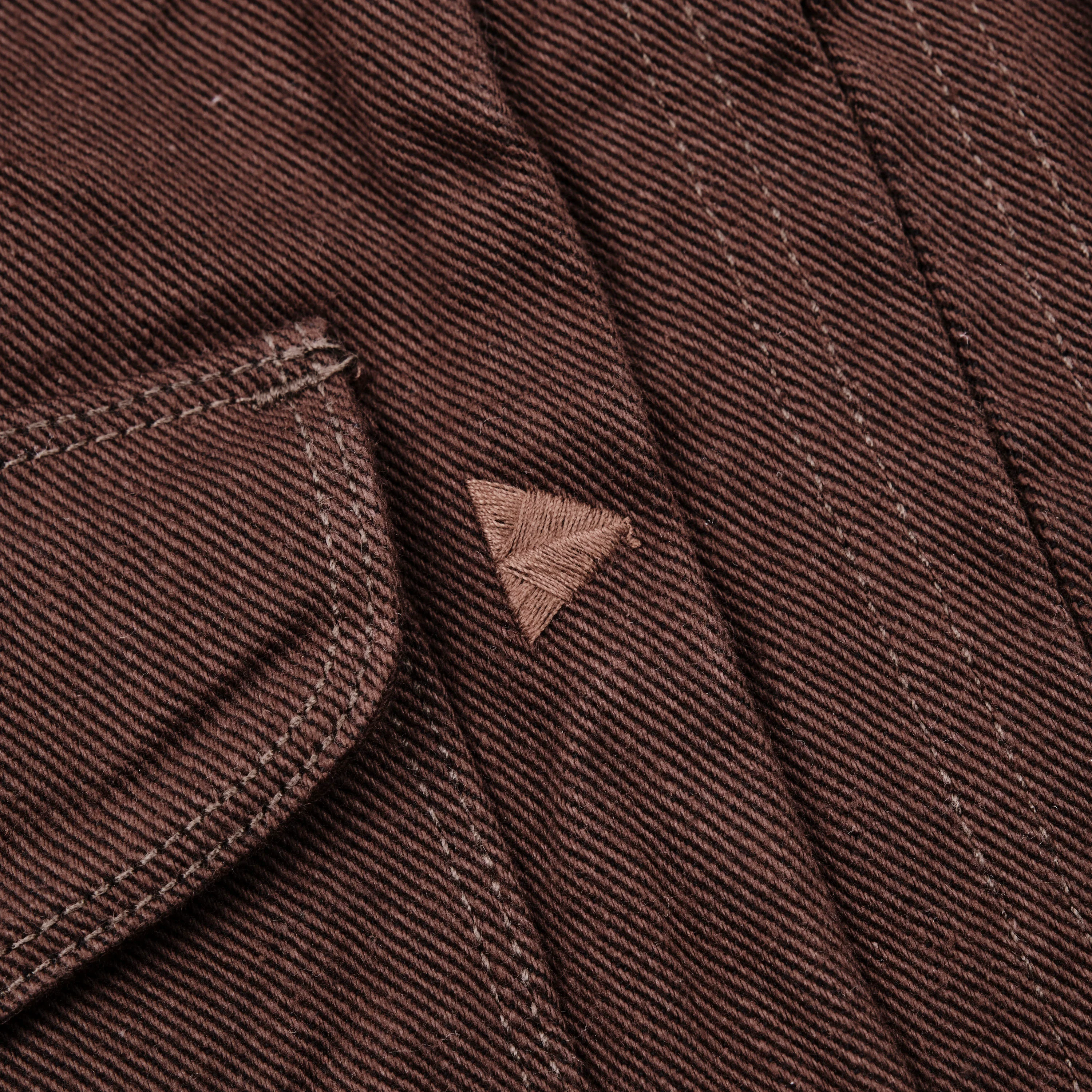 Faro Jacket Brown Denim - Image 10