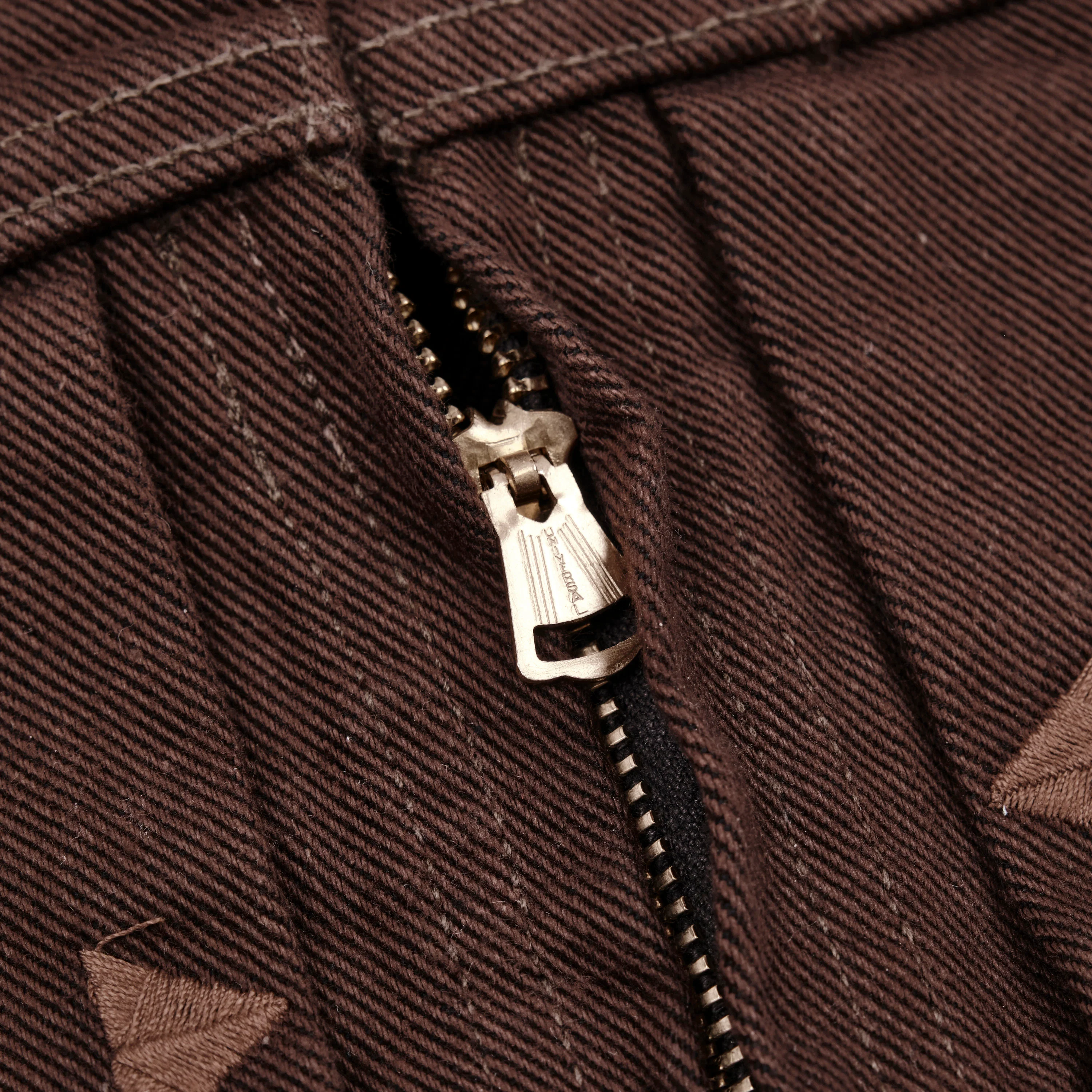 Faro Jacket Brown Denim - Image 4