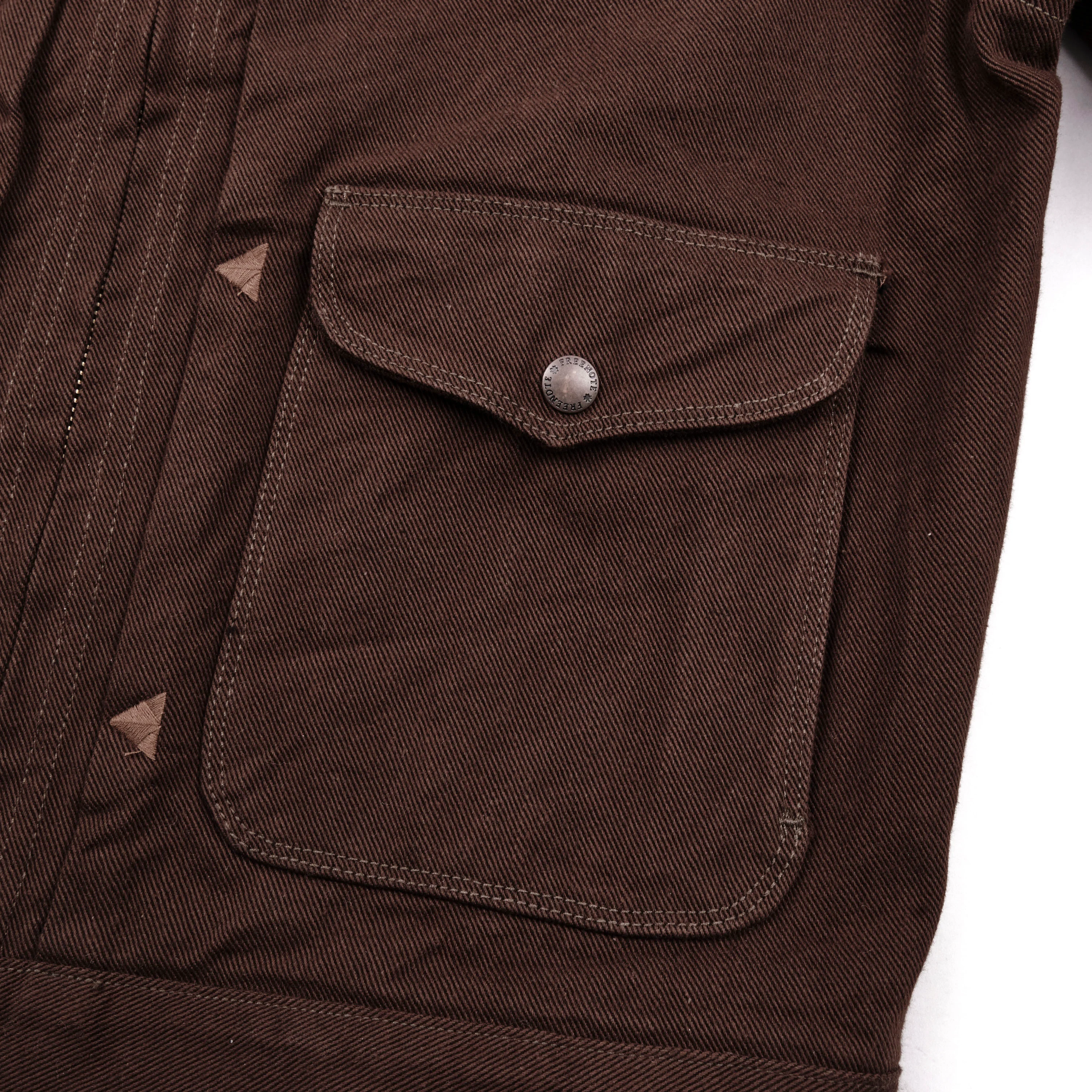 Faro Jacket Brown Denim - Image 5