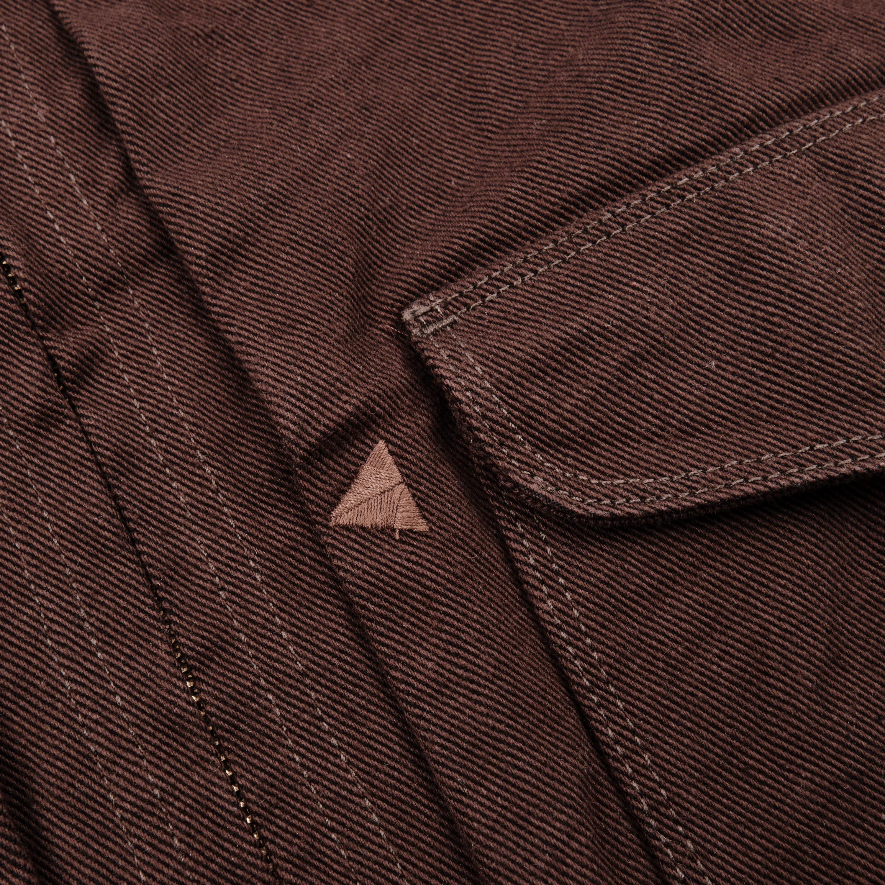 Faro Jacket Brown Denim - Image 6