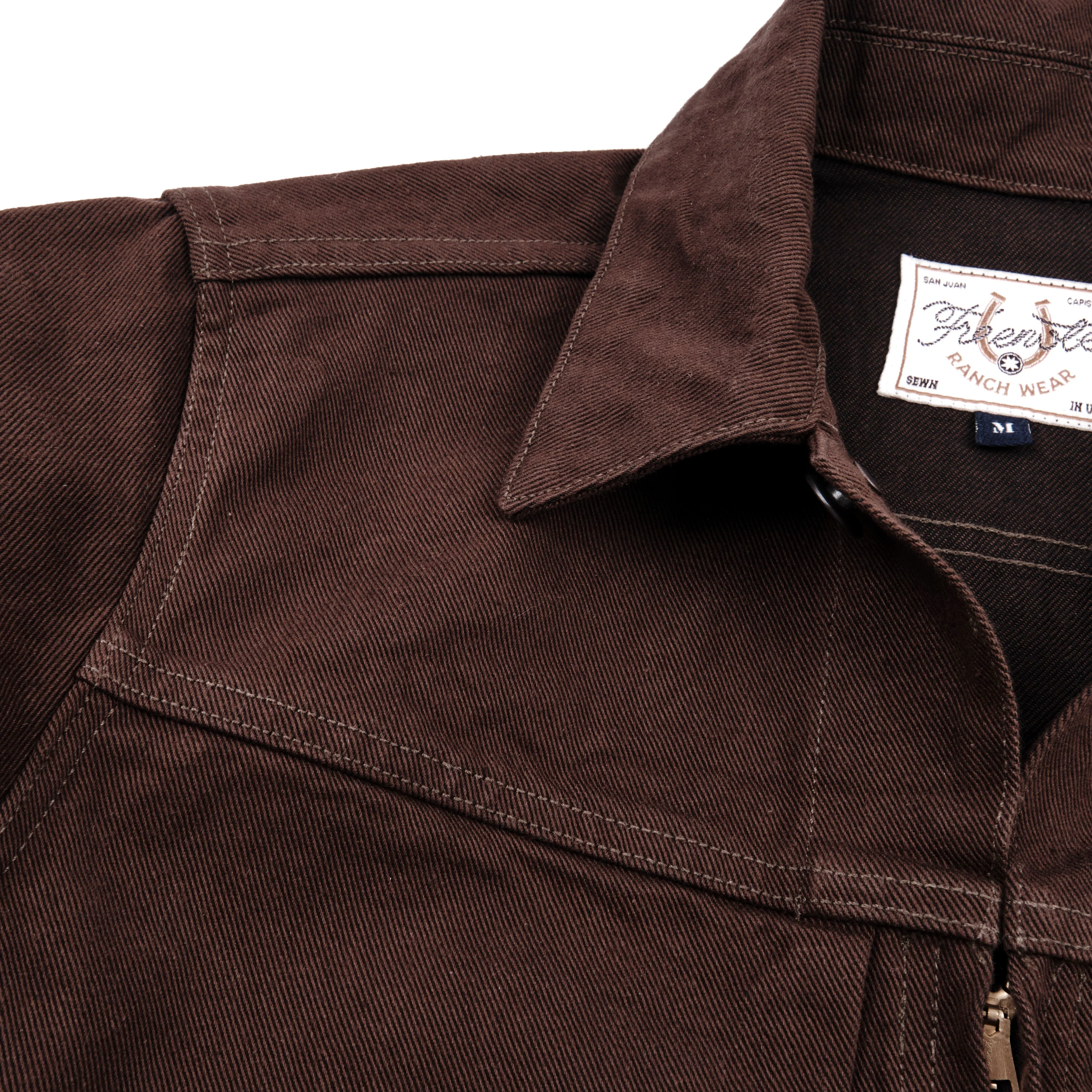 Faro Jacket Brown Denim - Image 9