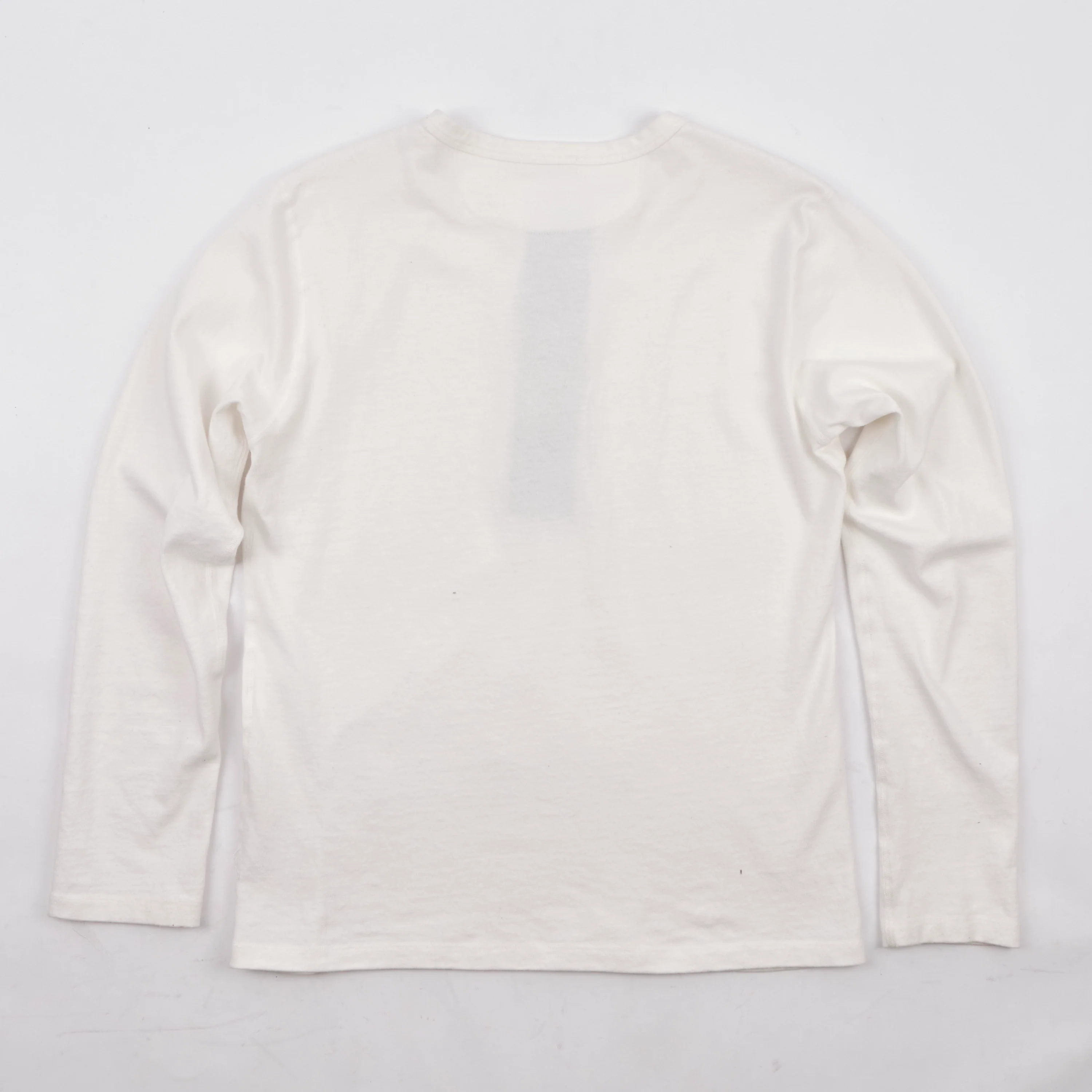 13 Ounce Henley L/S <span>White</span> - Image 8