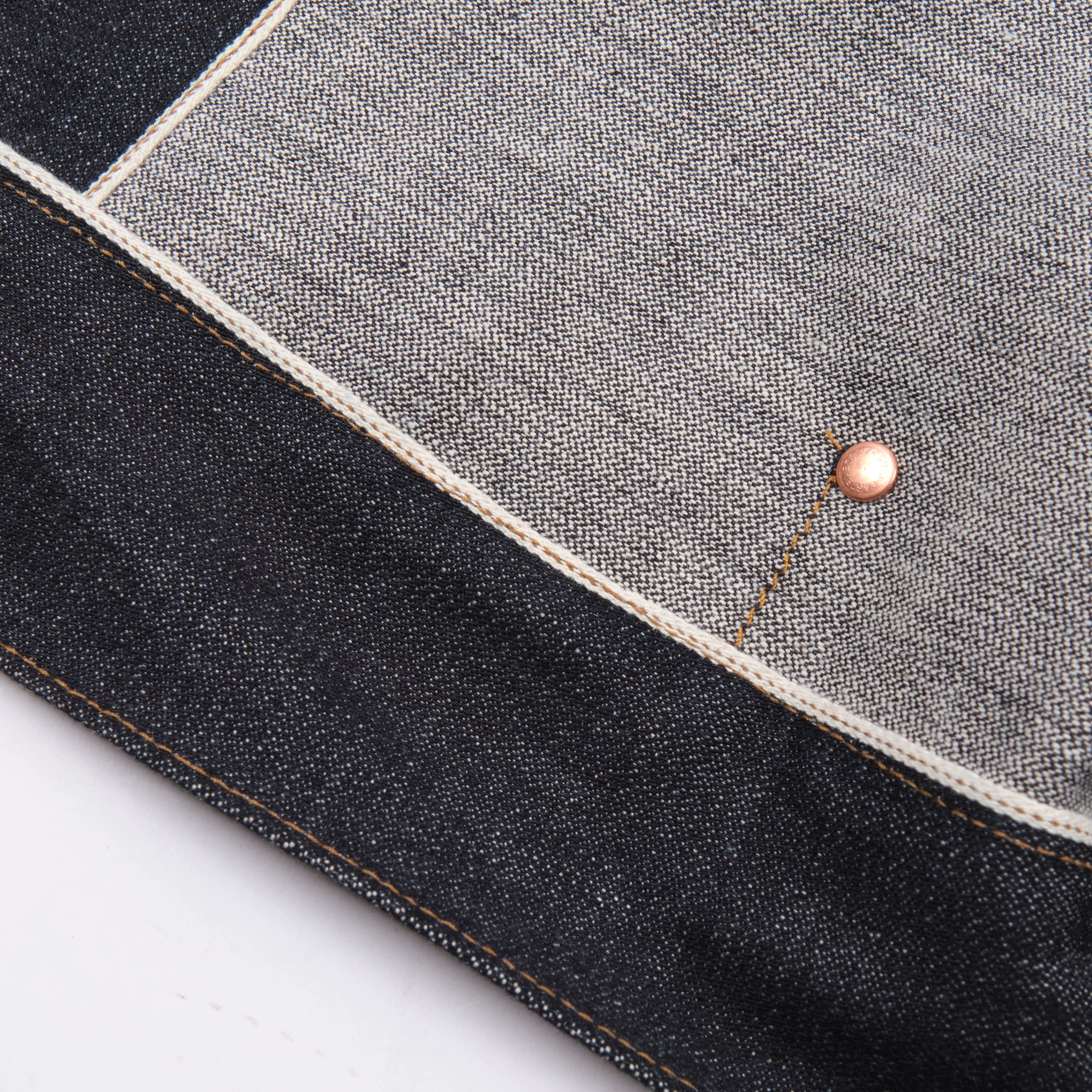 High Low Denim Jacket Broken Twill - Image 10