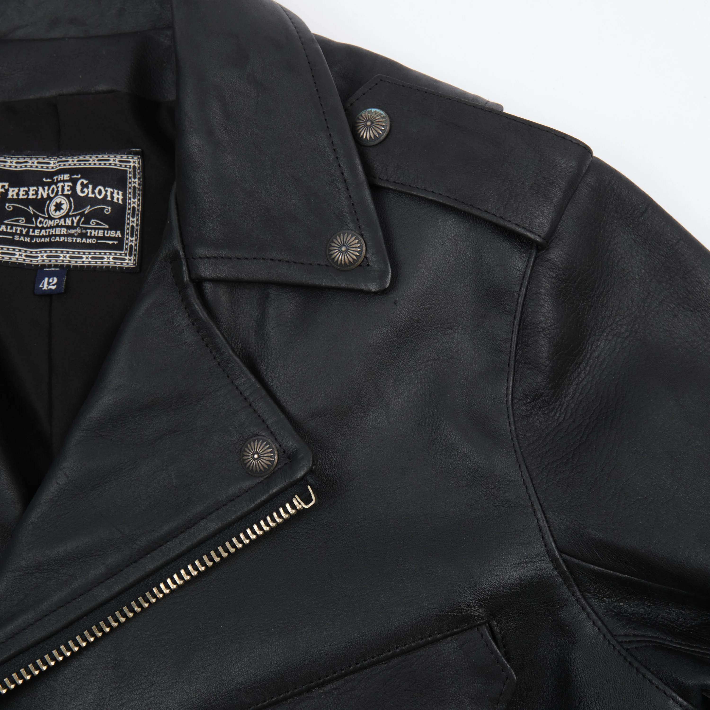 Mooch Moto Jacket Black Horsehide - Image 3