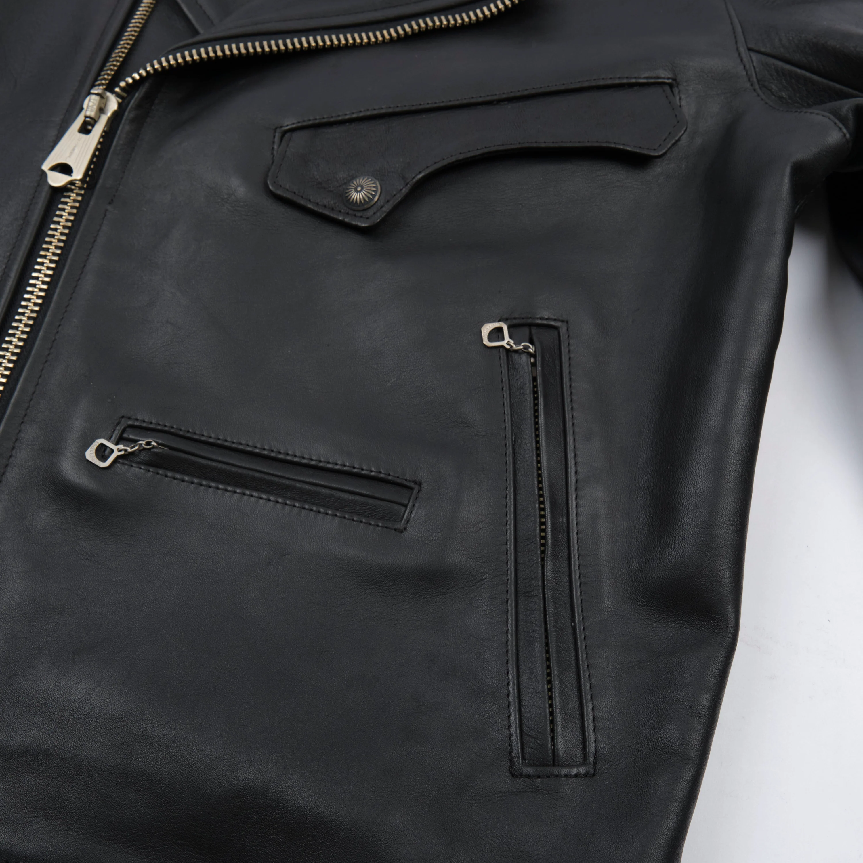 Mooch Moto Jacket Black Horsehide - Image 5