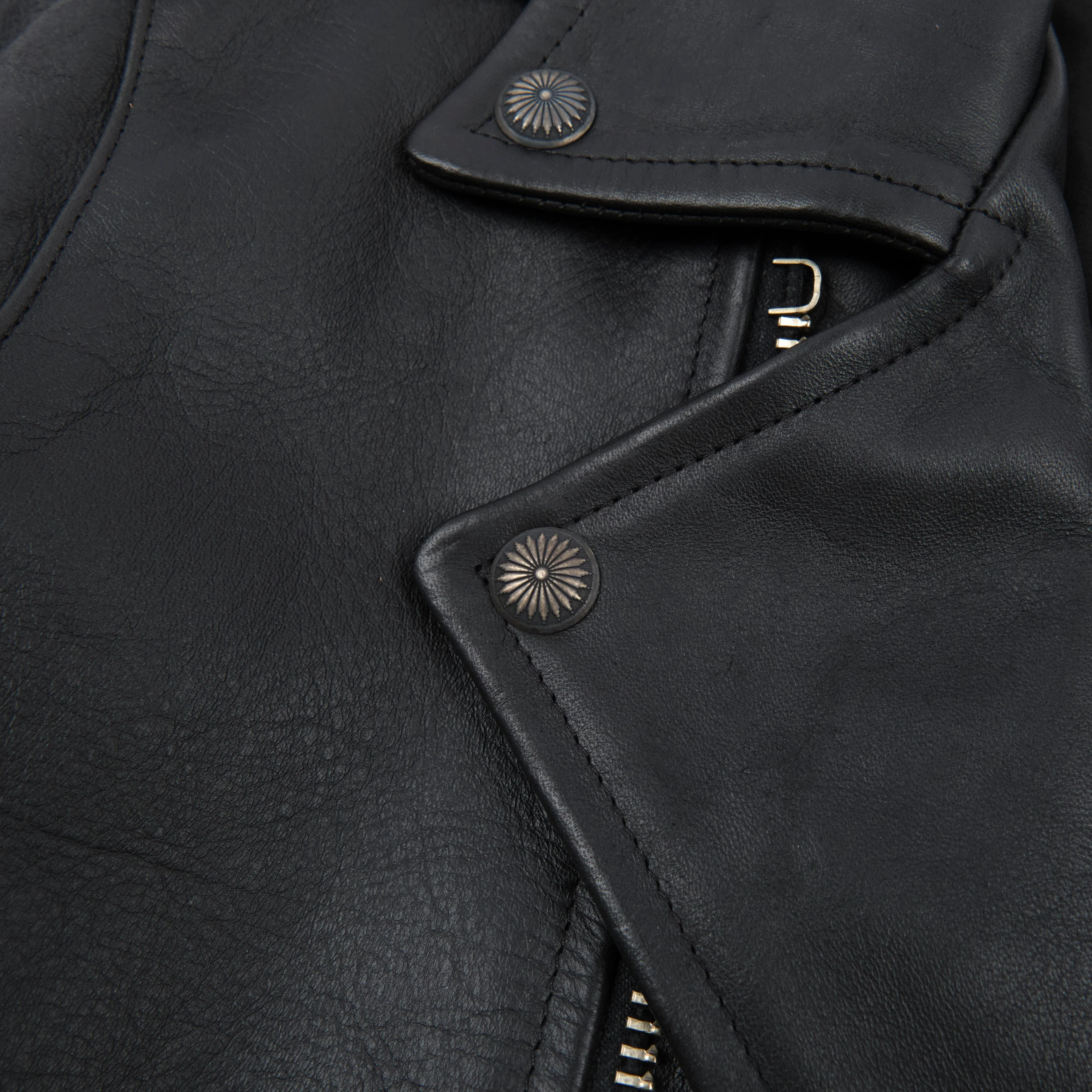 Mooch Moto Jacket Black Horsehide - Image 7