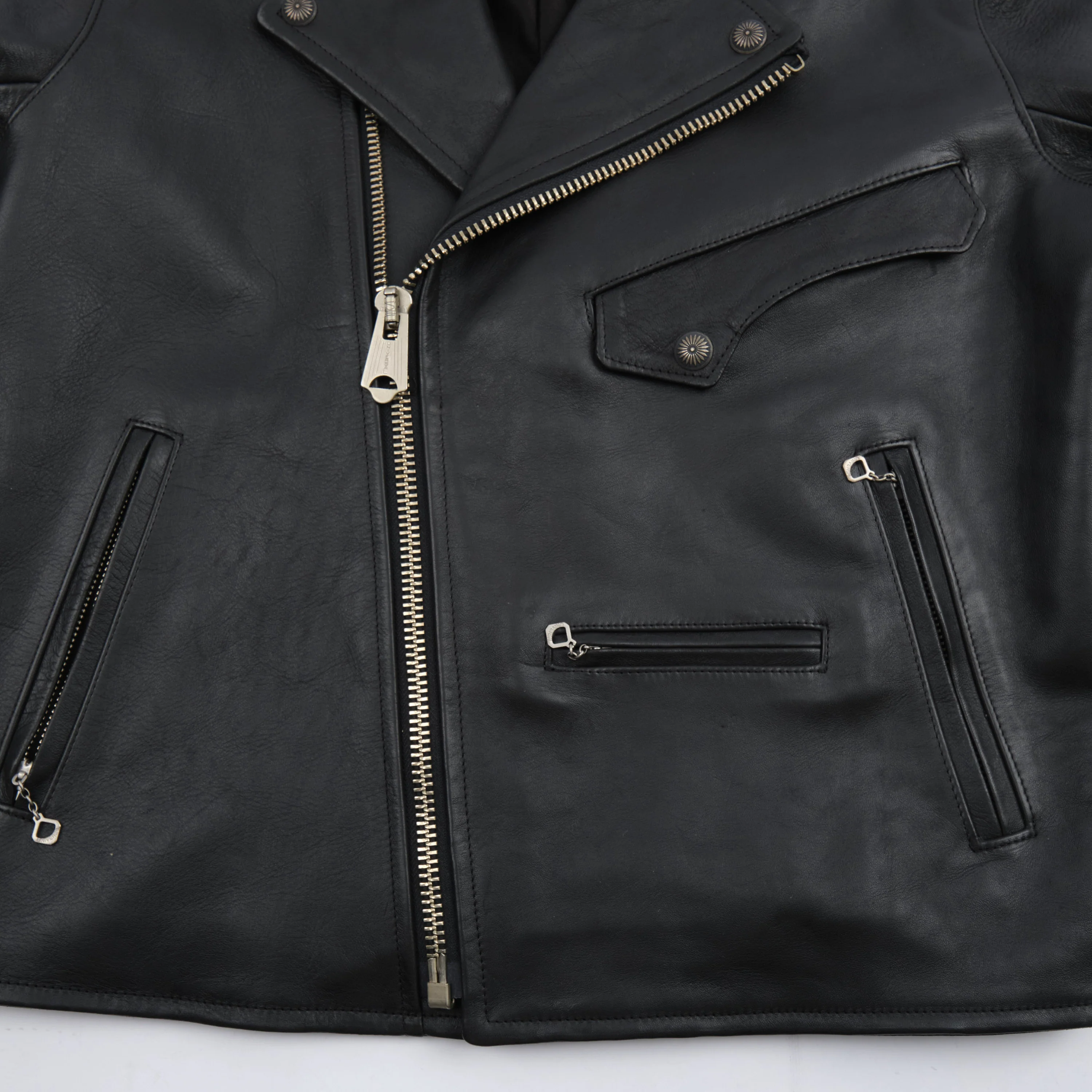 Mooch Moto Jacket Black Horsehide - Image 9