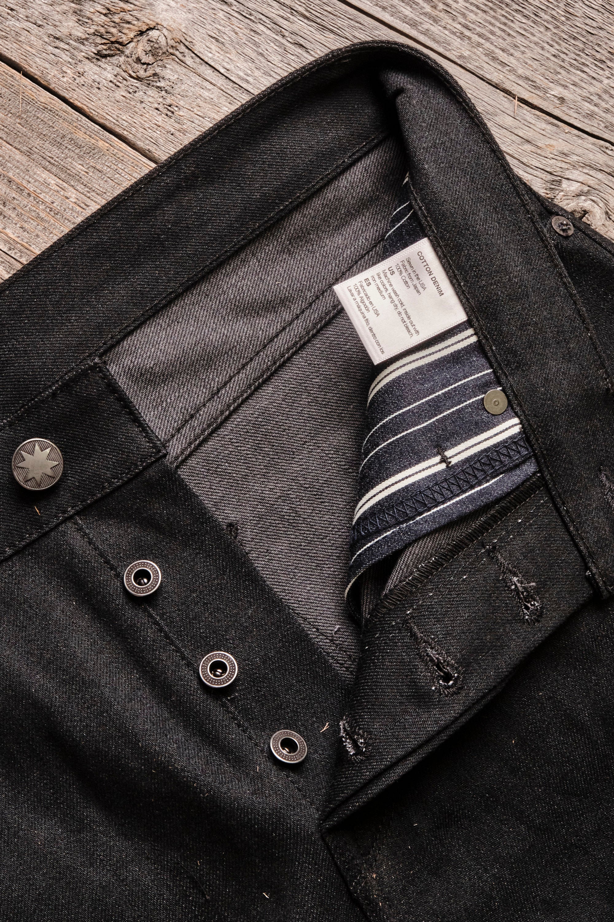 Portola Classic Taper <span> Raw 14.25 Ounce Black Grey </span> - Image 11