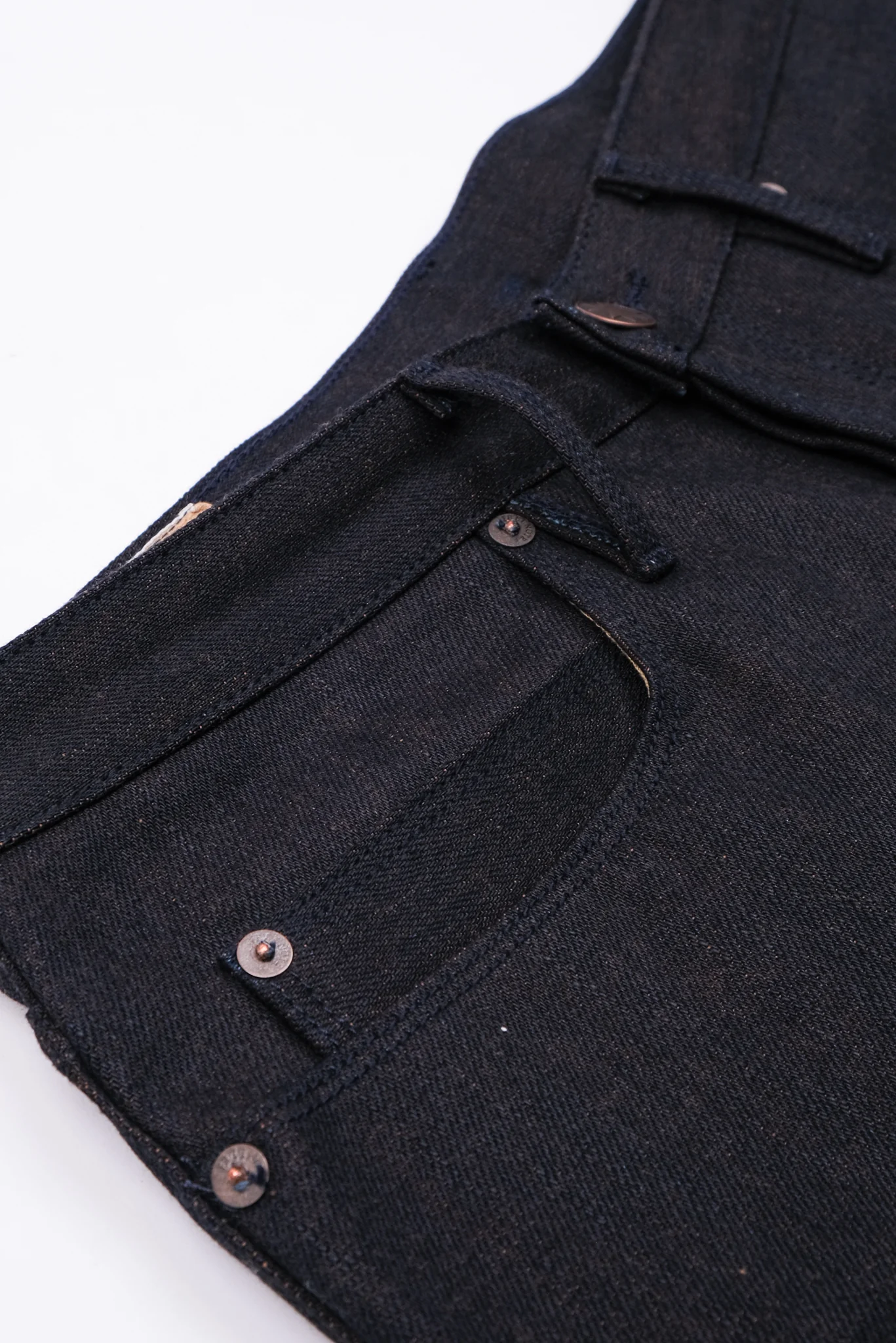 Portola Classic Taper <span> 16 Ounce Indigo Brown Denim </span> - Image 11