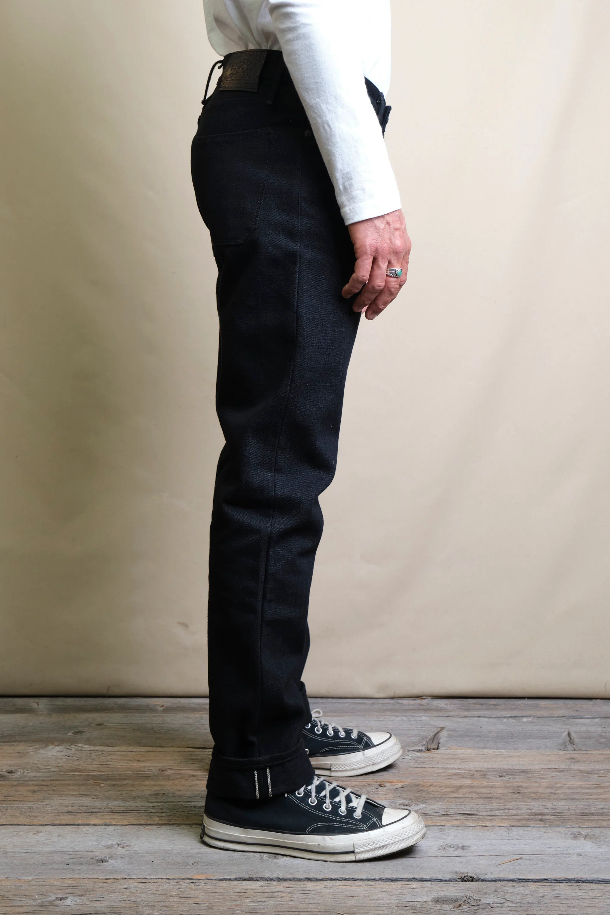 Portola Classic Taper <span> 17 Ounce Black Denim </span> - Image 4