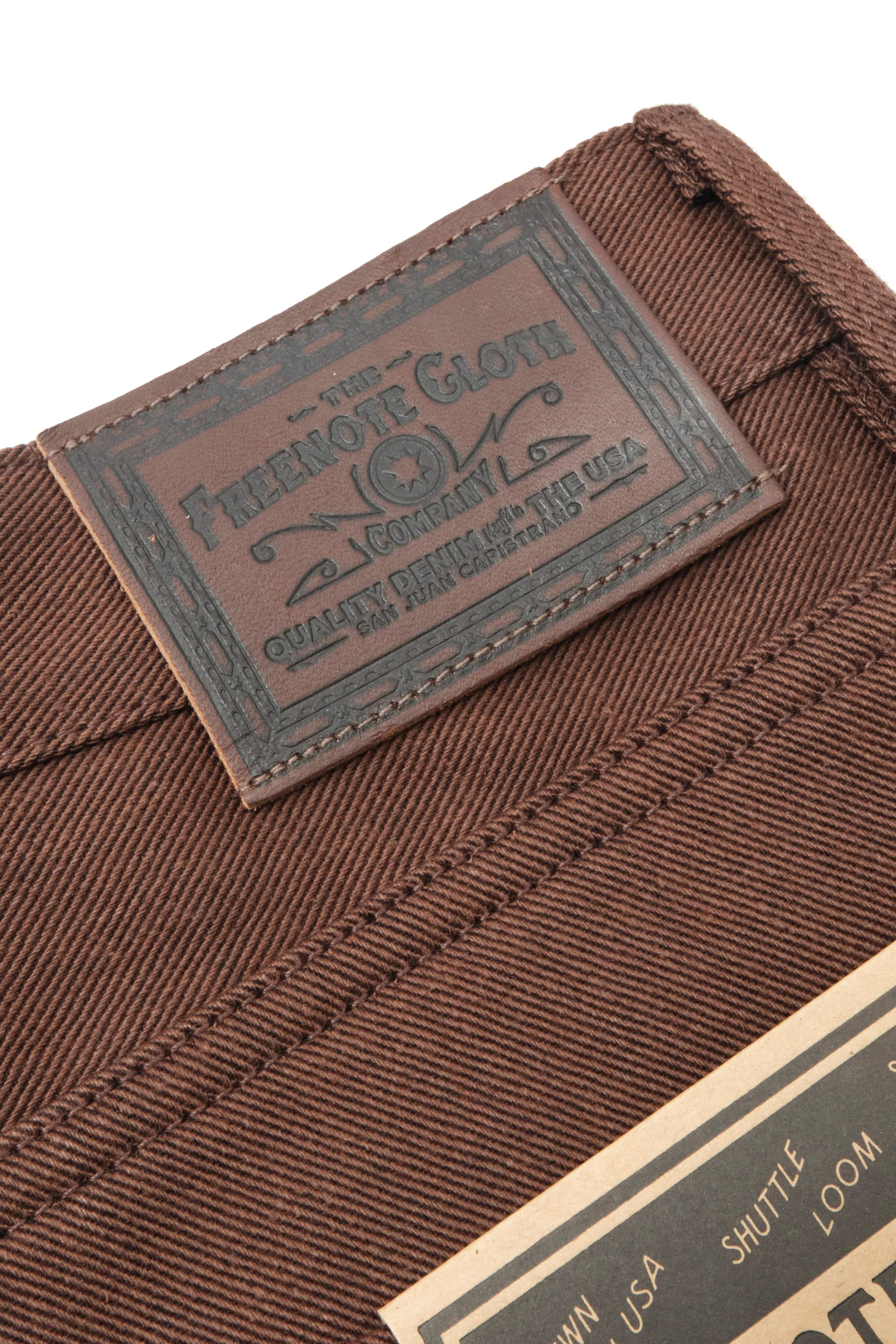 Portola 15 Ounce Dark Brown Denim - Image 13