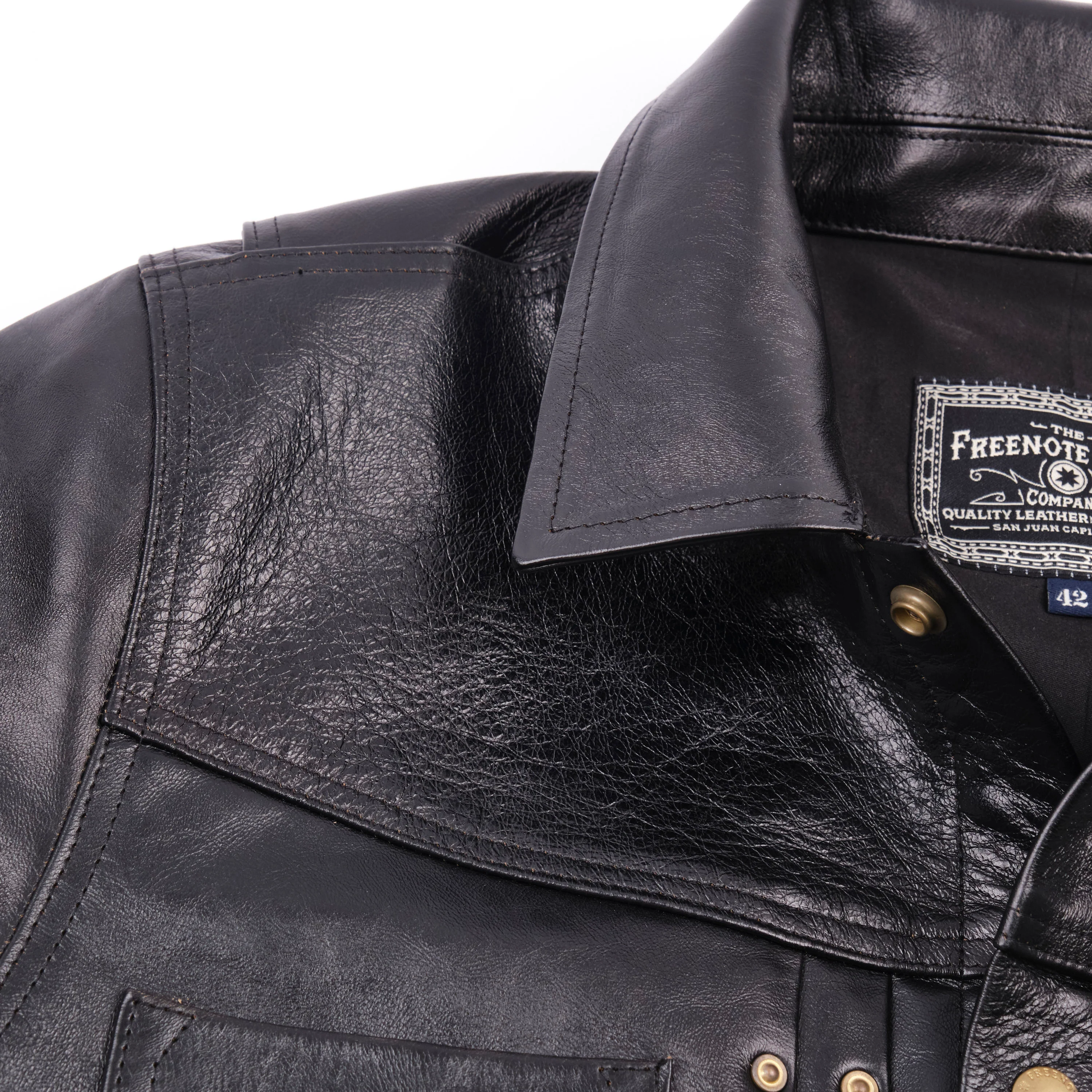 Riders Jacket Maryam Tannery Black Magic Horsehide - Image 8