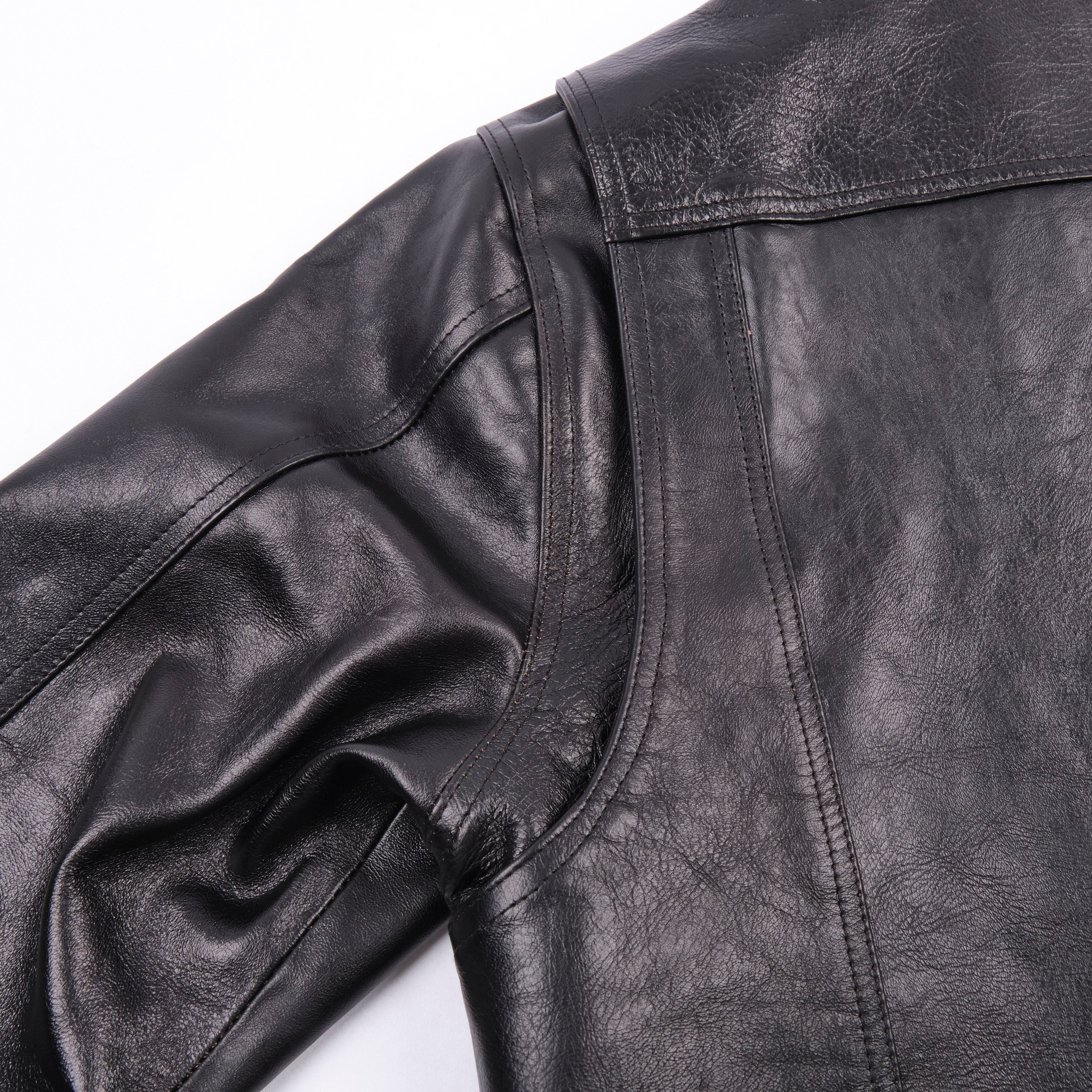 Riders Jacket Maryam Tannery Black Magic Horsehide - Image 9