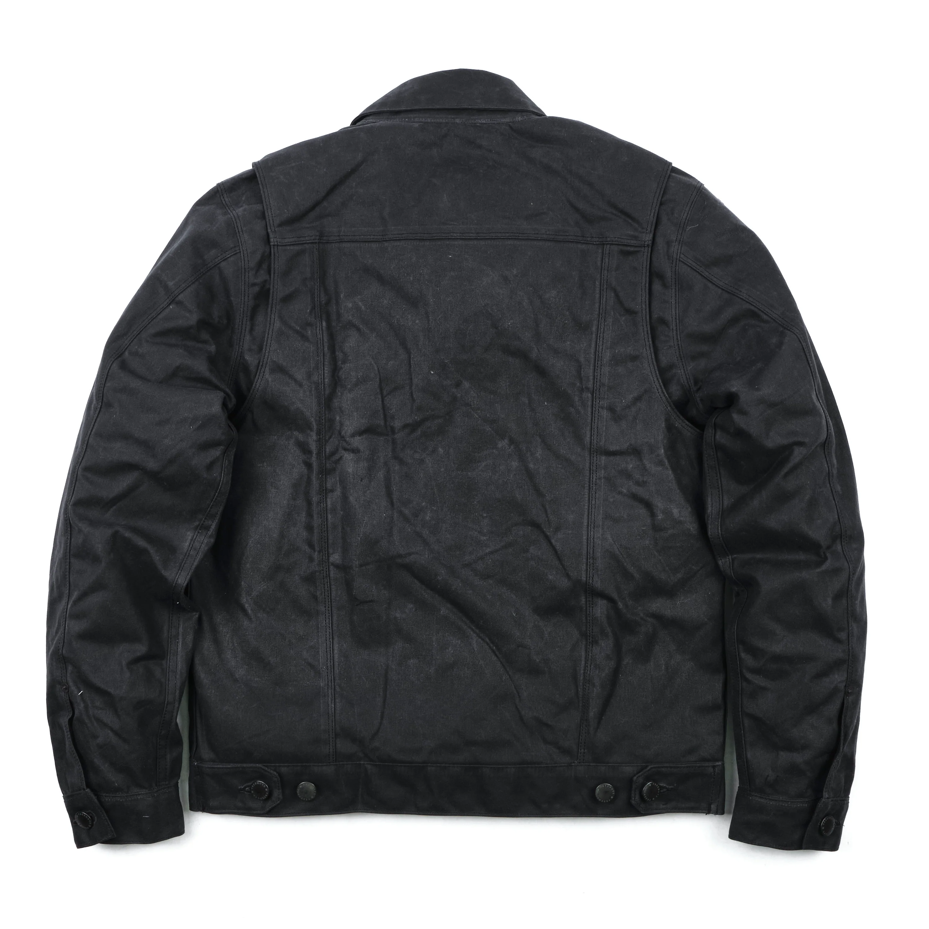 Riders Jacket Waxed Canvas <span>Black</span> - Image 10