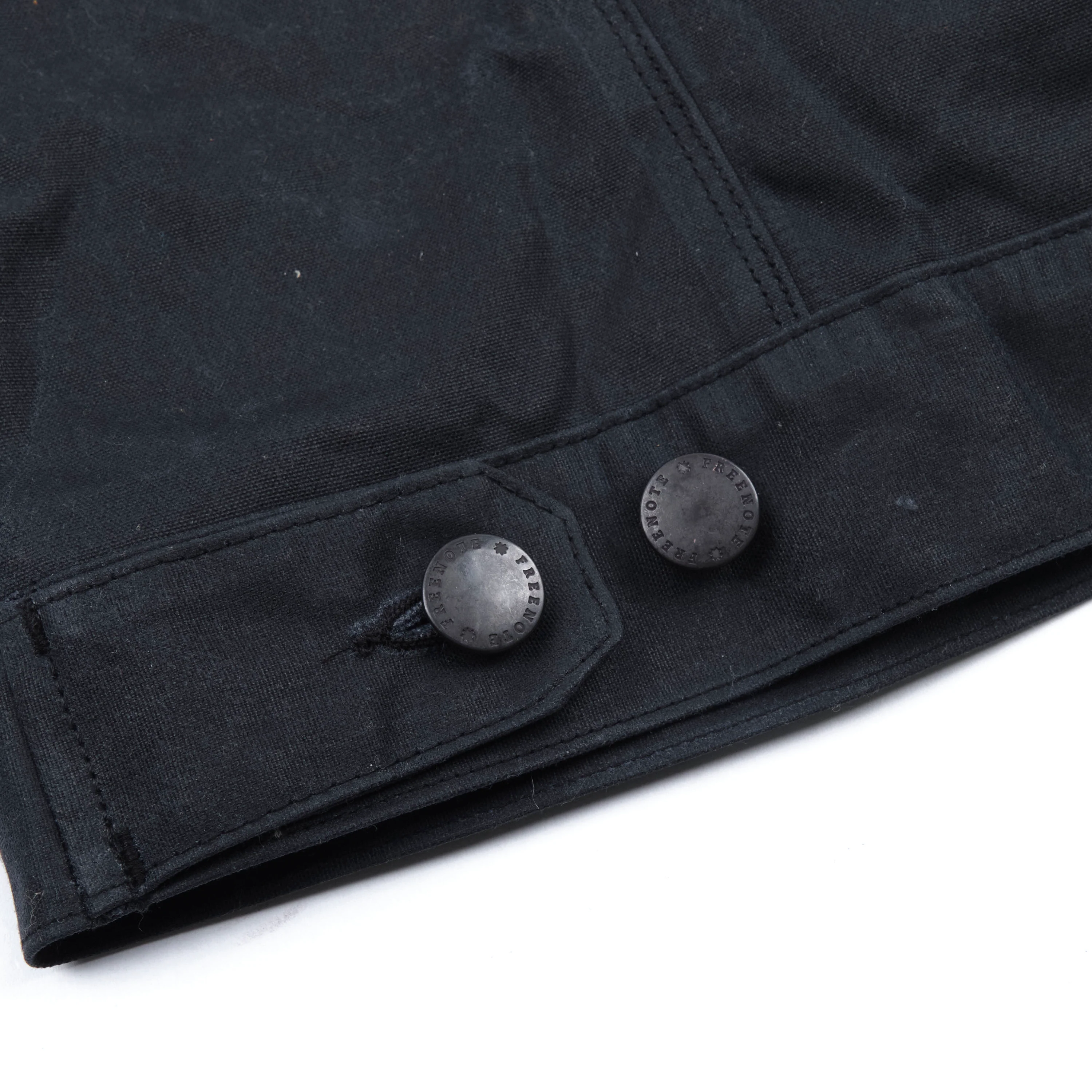 Riders Jacket Waxed Canvas <span>Black</span> - Image 8