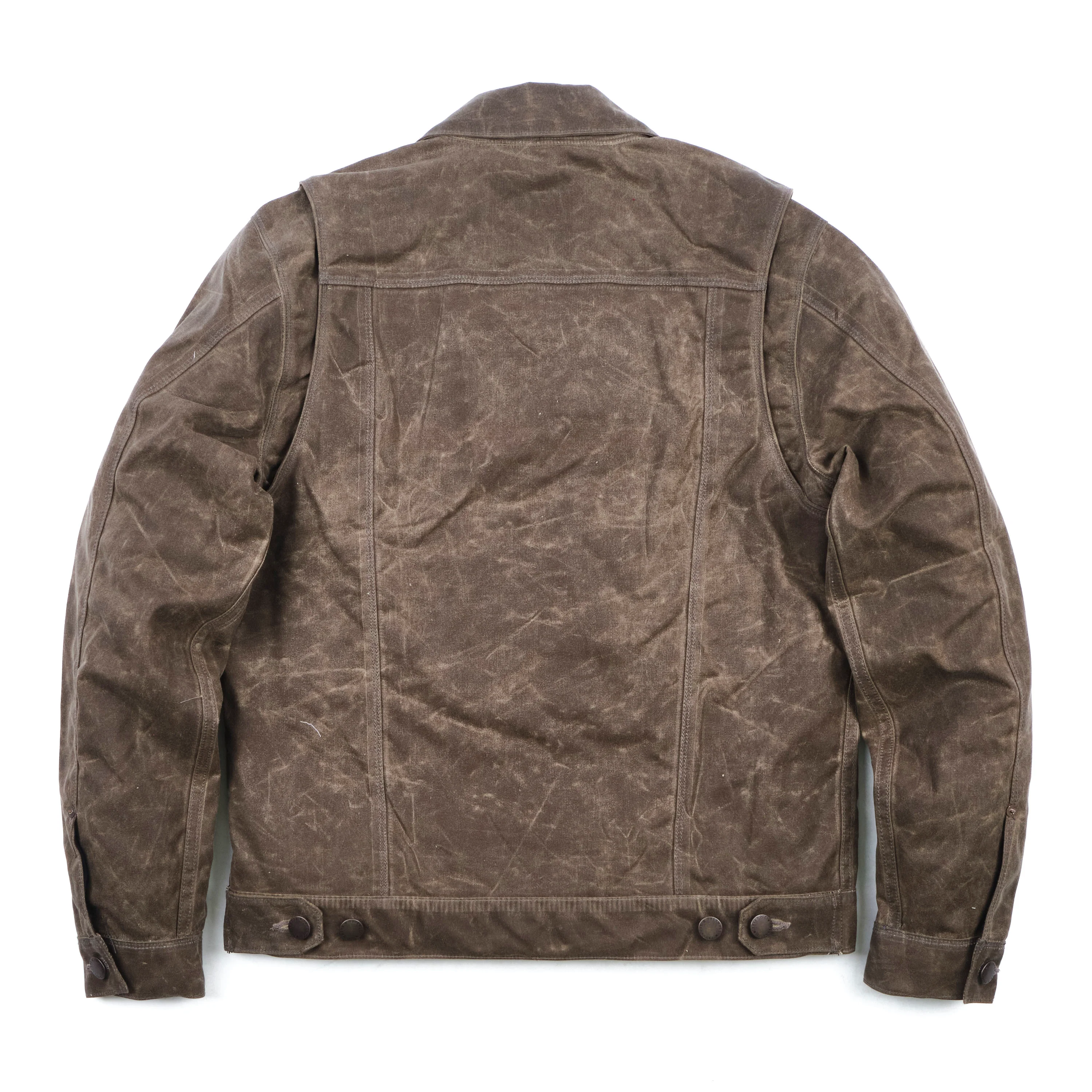 Riders Jacket Waxed Canvas <span>Oak</span> - Image 8