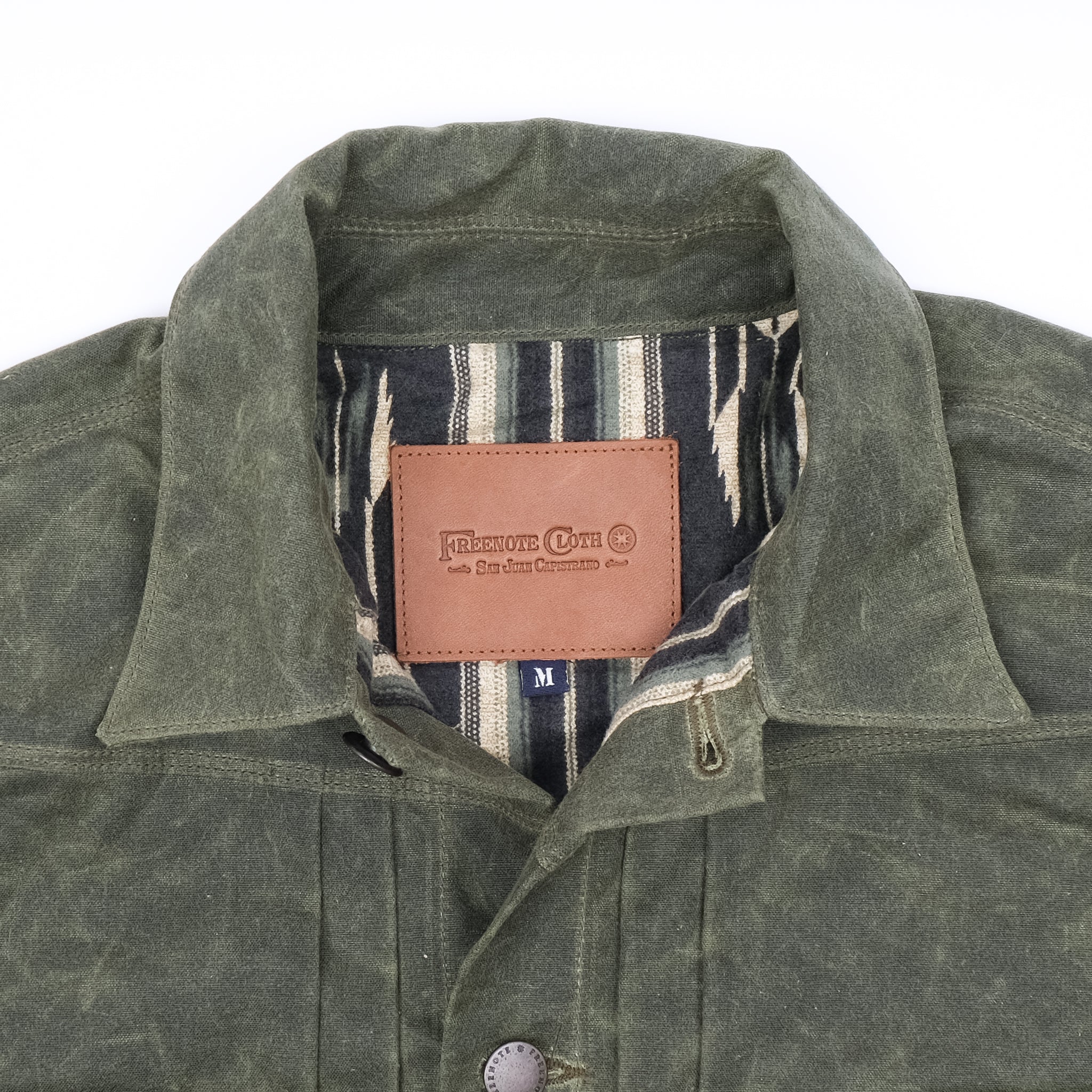 Riders Jacket Waxed Canvas <span> Olive</span> - Image 3