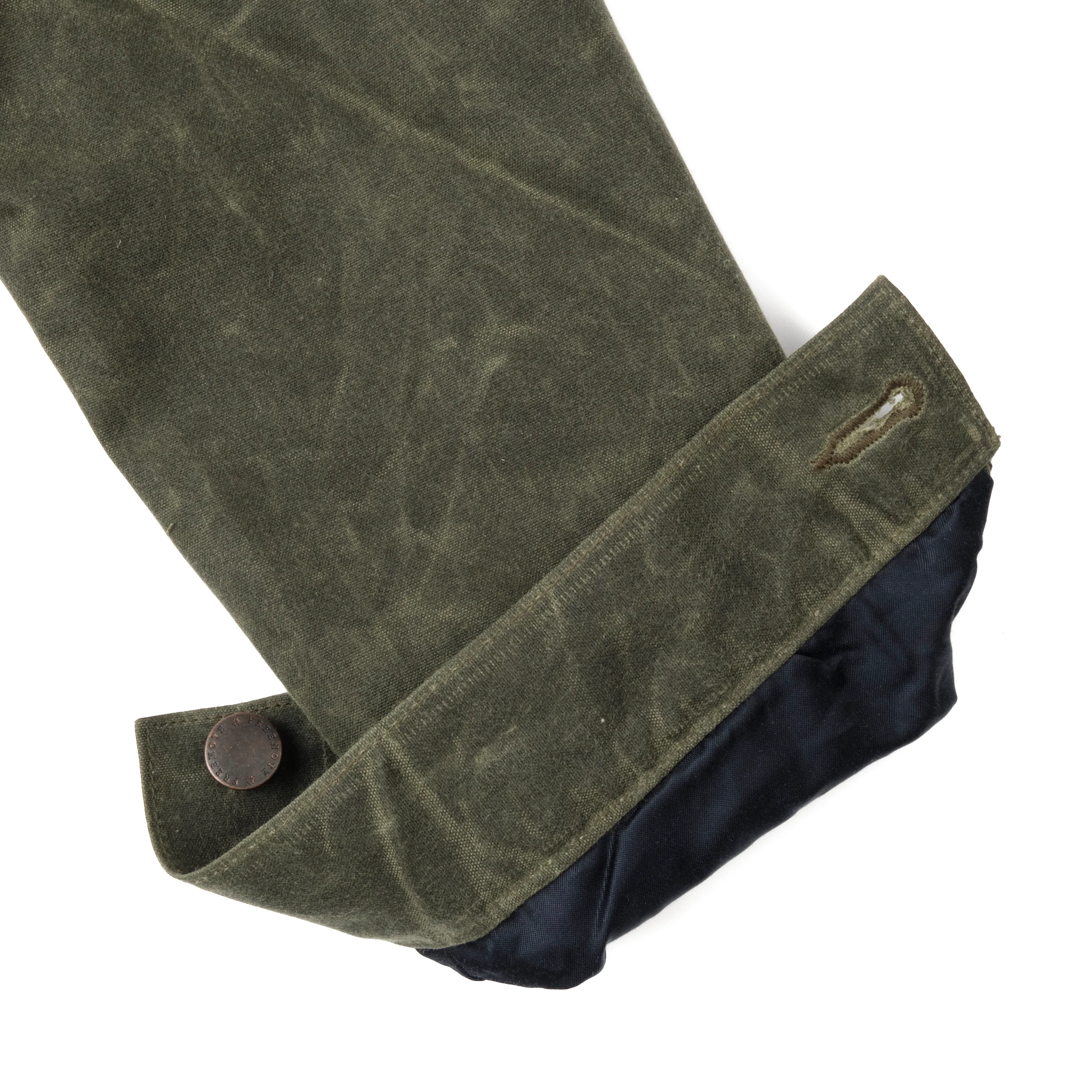 Riders Jacket Waxed Canvas <span> Olive</span> - Image 4