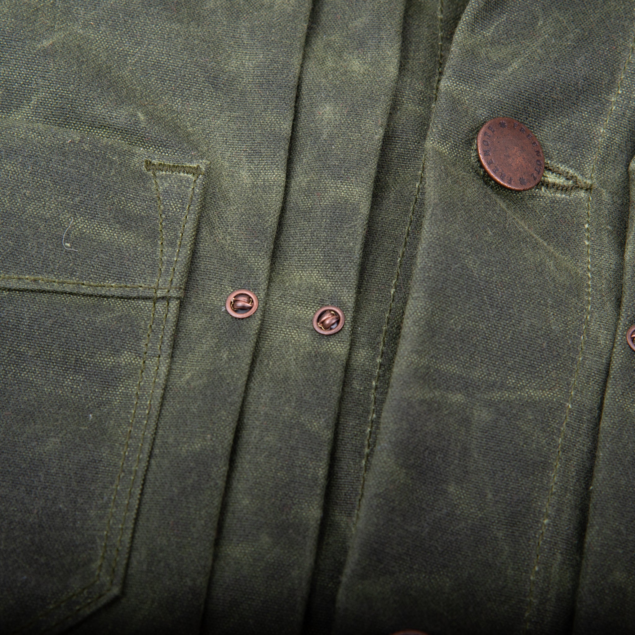 Riders Jacket Waxed Canvas <span> Olive</span> - Image 6