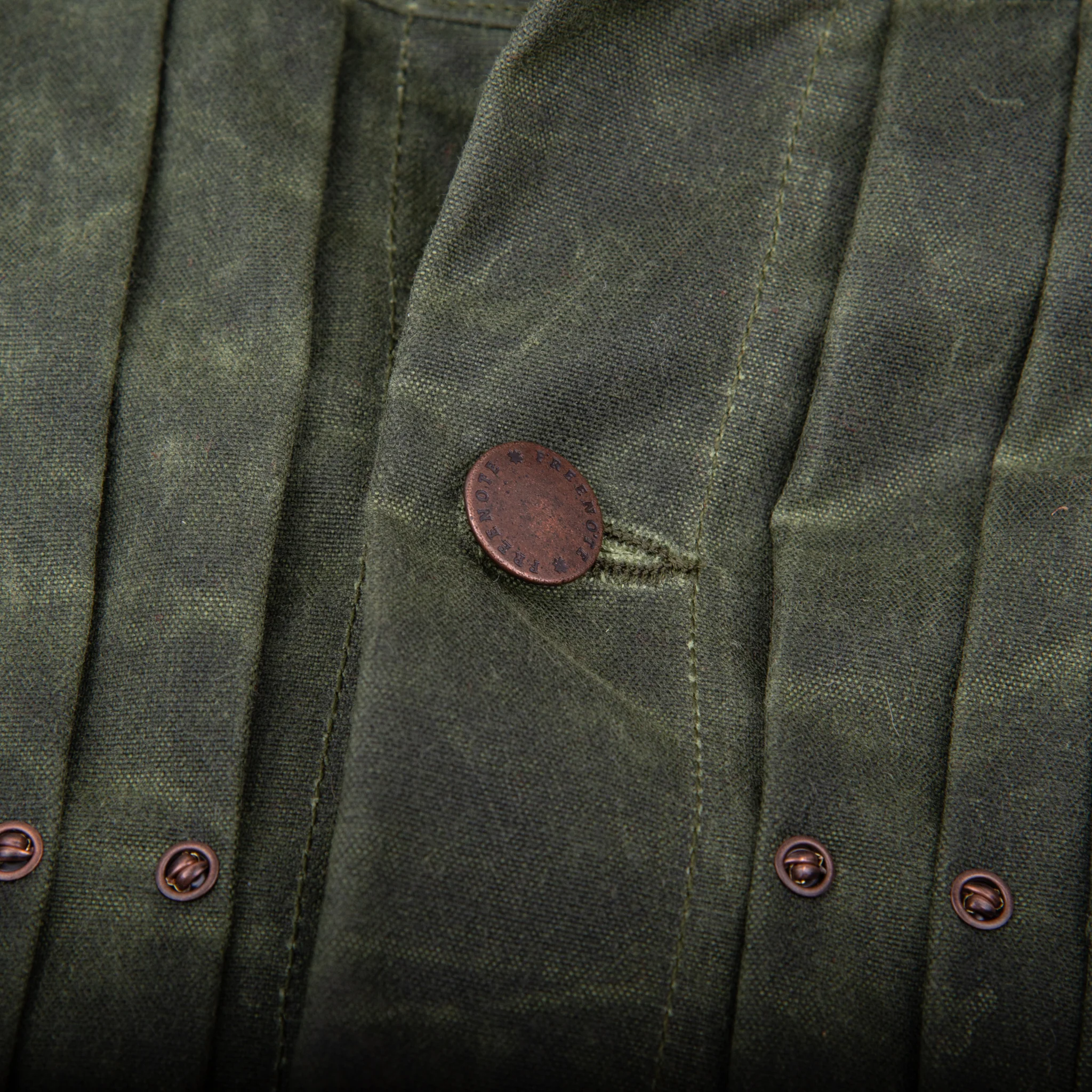 Riders Jacket Waxed Canvas <span> Olive</span> - Image 7