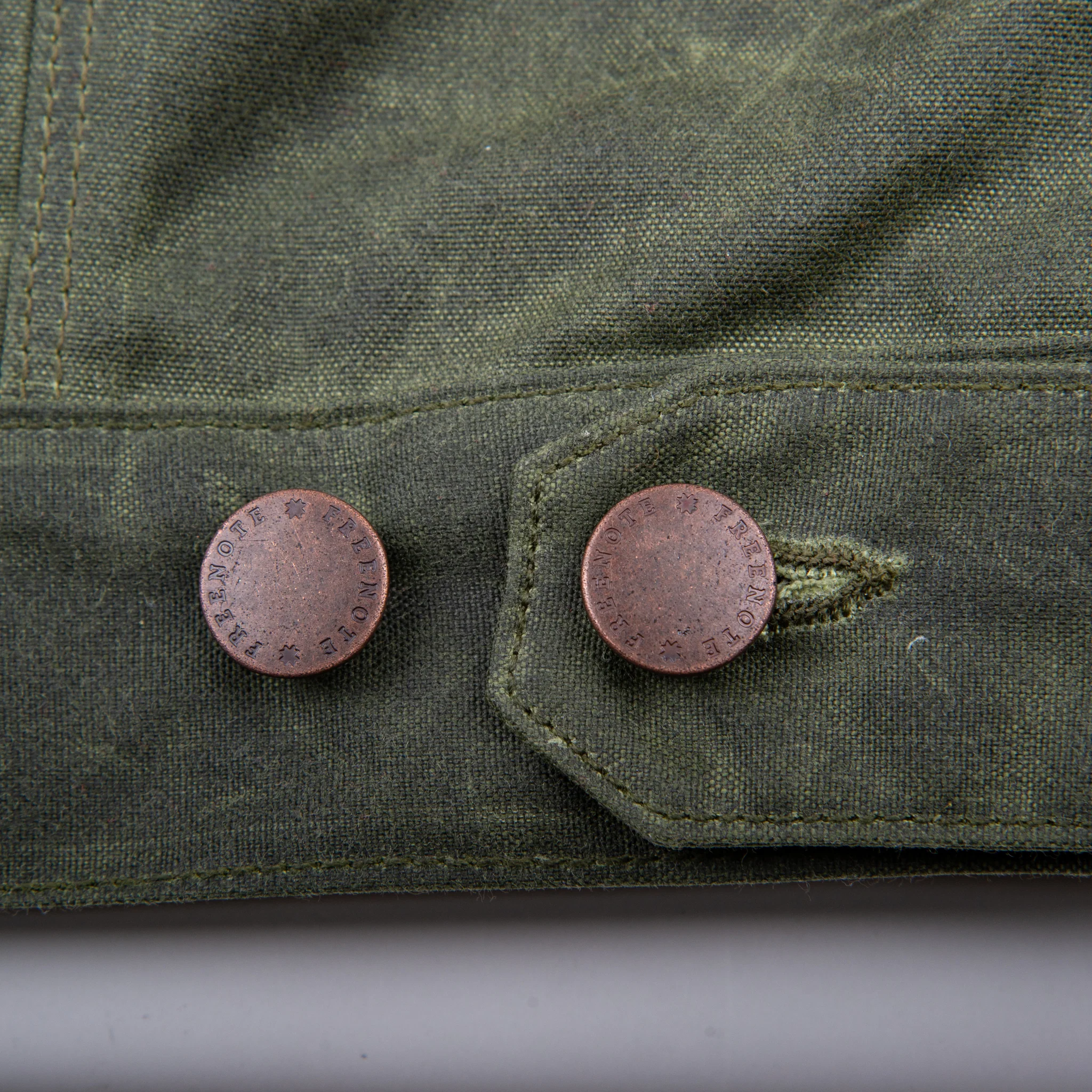 Riders Jacket Waxed Canvas <span> Olive</span> - Image 8