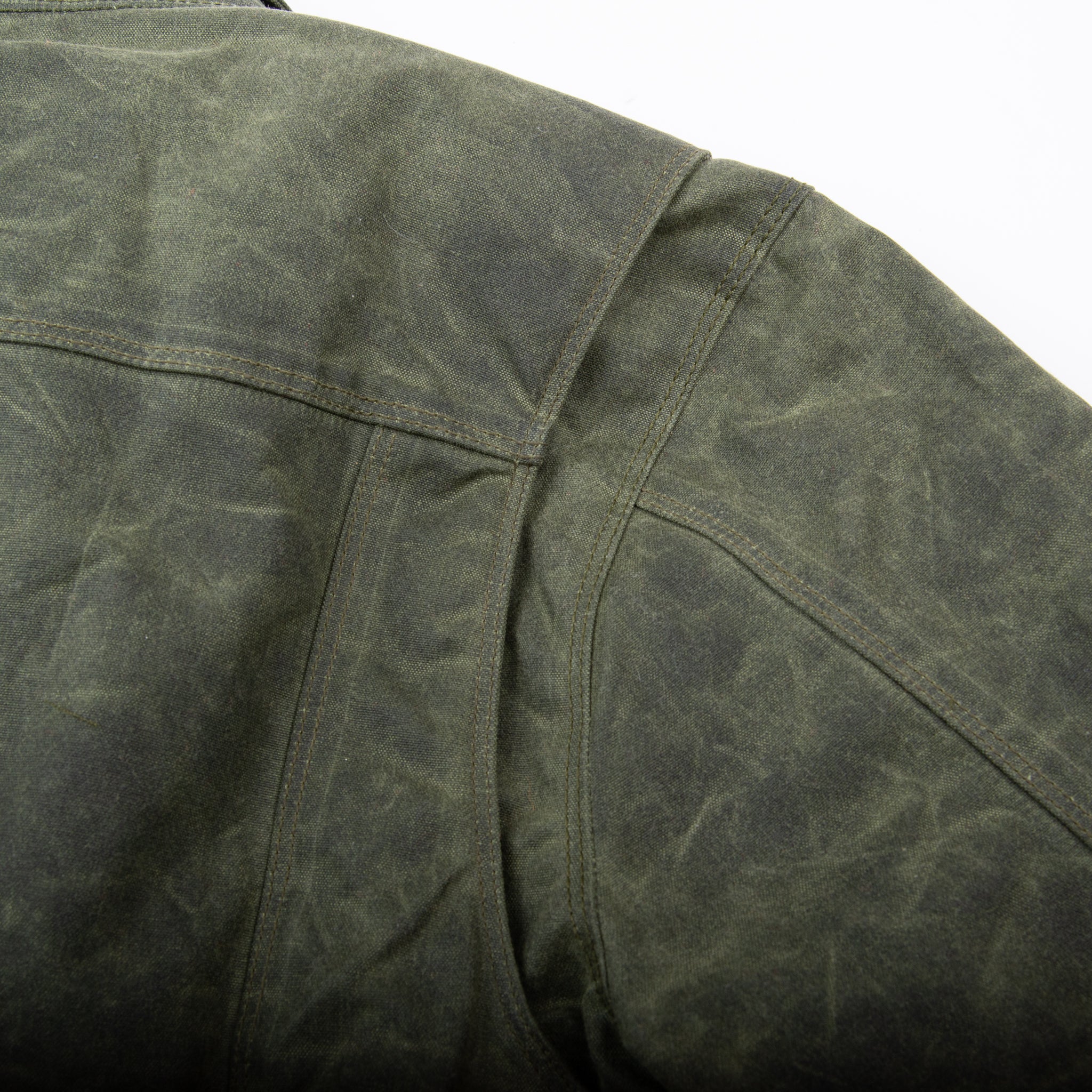 Riders Jacket Waxed Canvas <span> Olive</span> - Image 9