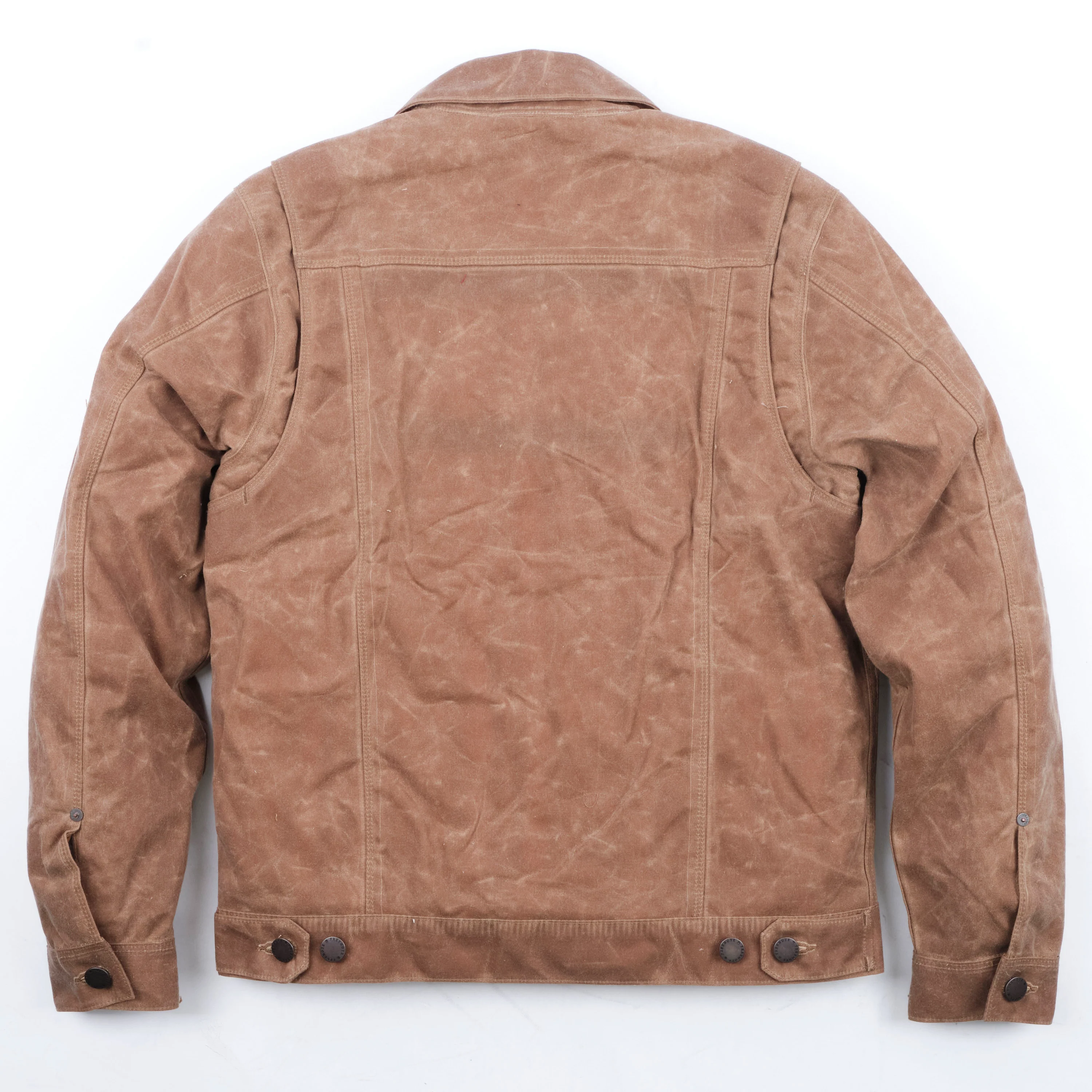 Riders Jacket Waxed Canvas <span>Rust</span> - Image 14