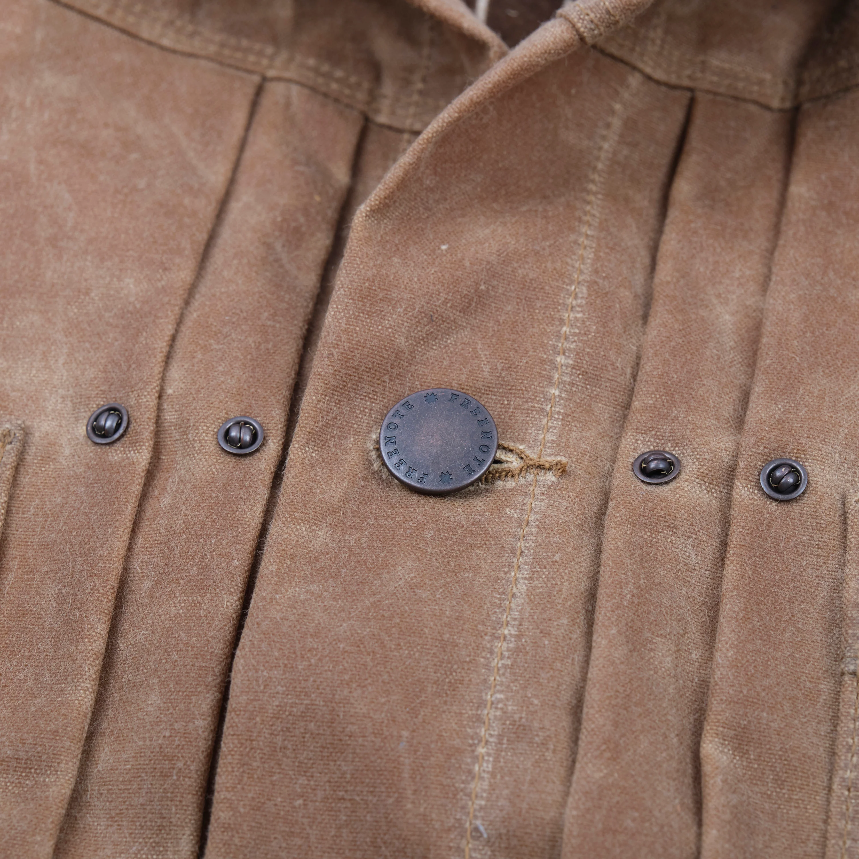 Riders Jacket Waxed Canvas <span>Rust</span> - Image 4