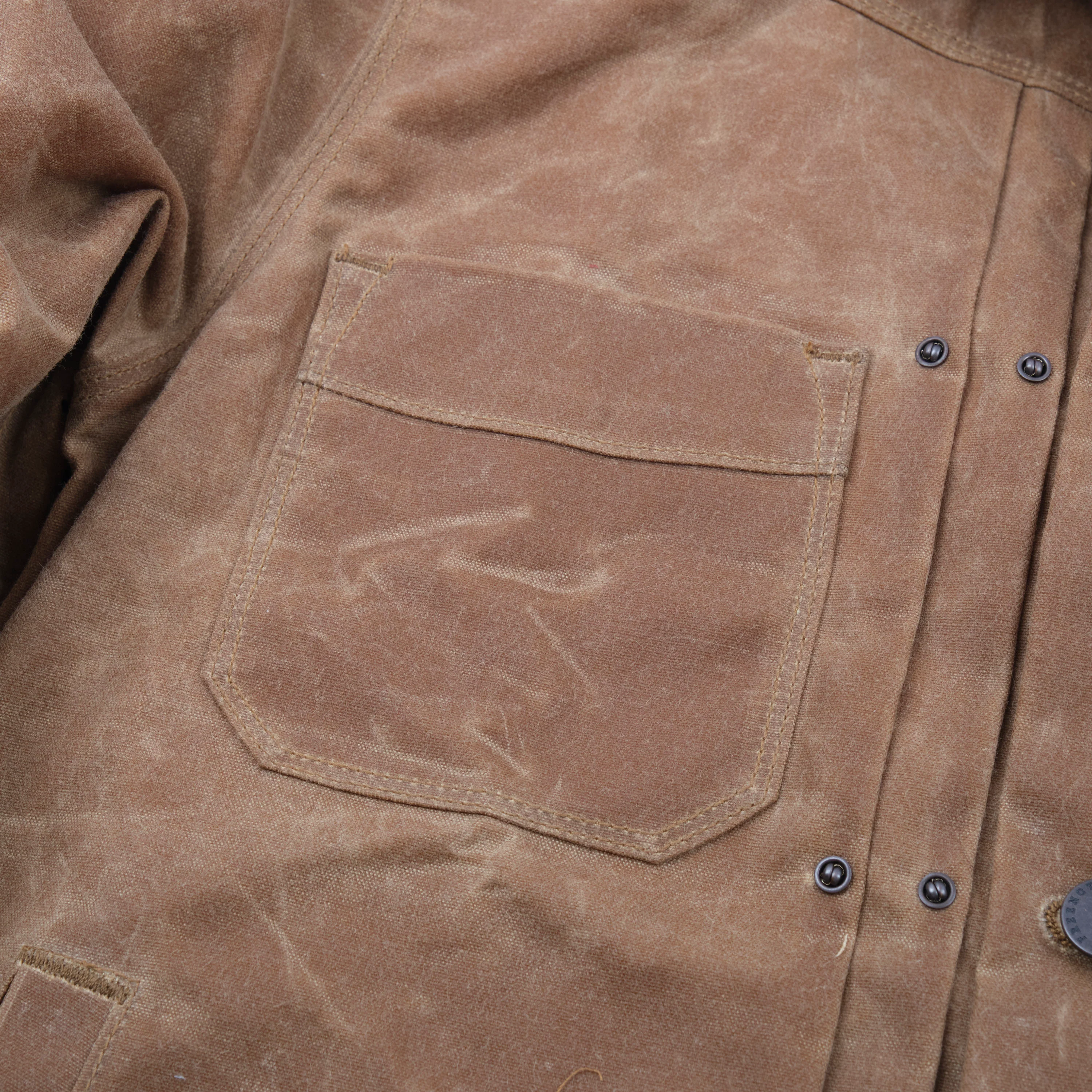 Riders Jacket Waxed Canvas <span>Rust</span> - Image 5