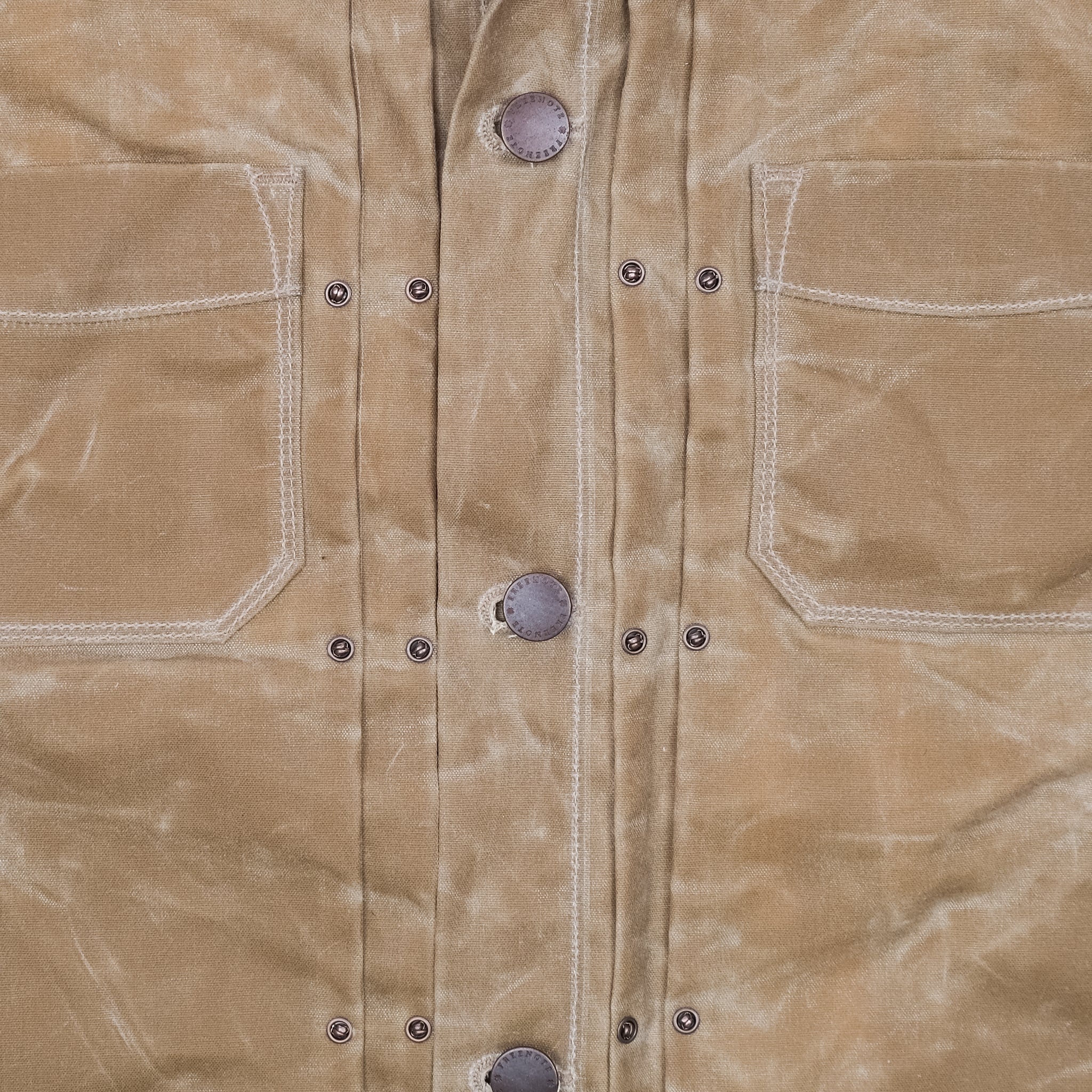 Riders Jacket Waxed Canvas <span>Tumbleweed Red Interior</span> - Image 4