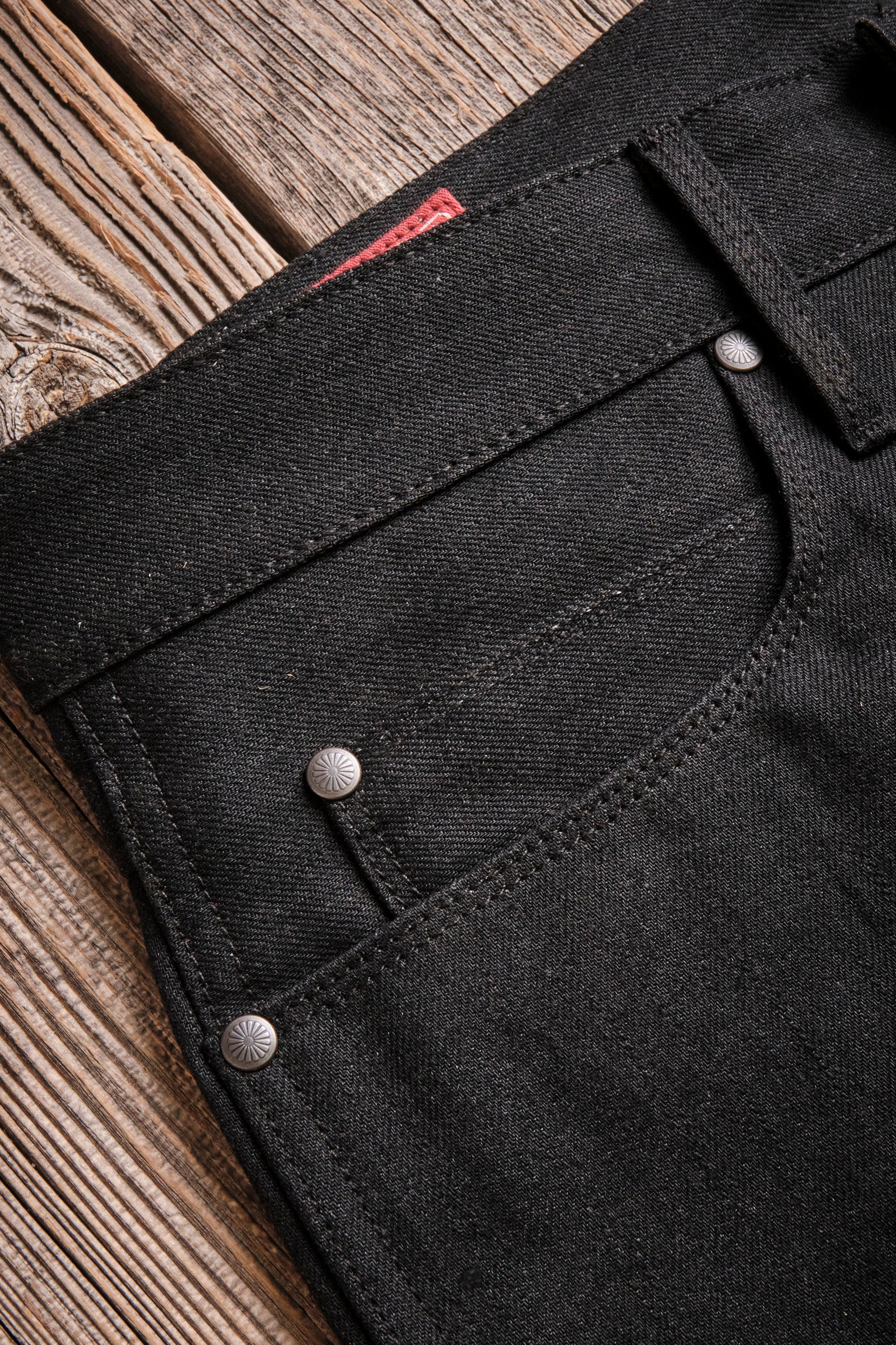 Rios <span>Raw 14.25 oz Black Grey Japanese Denim</span> - Image 10