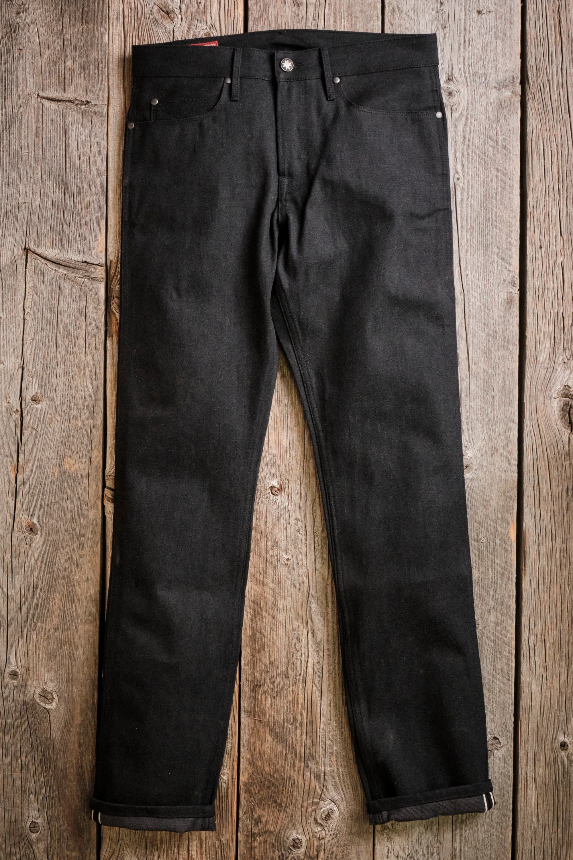 Rios <span>Raw 14.25 oz Black Grey Japanese Denim</span> - Image 6