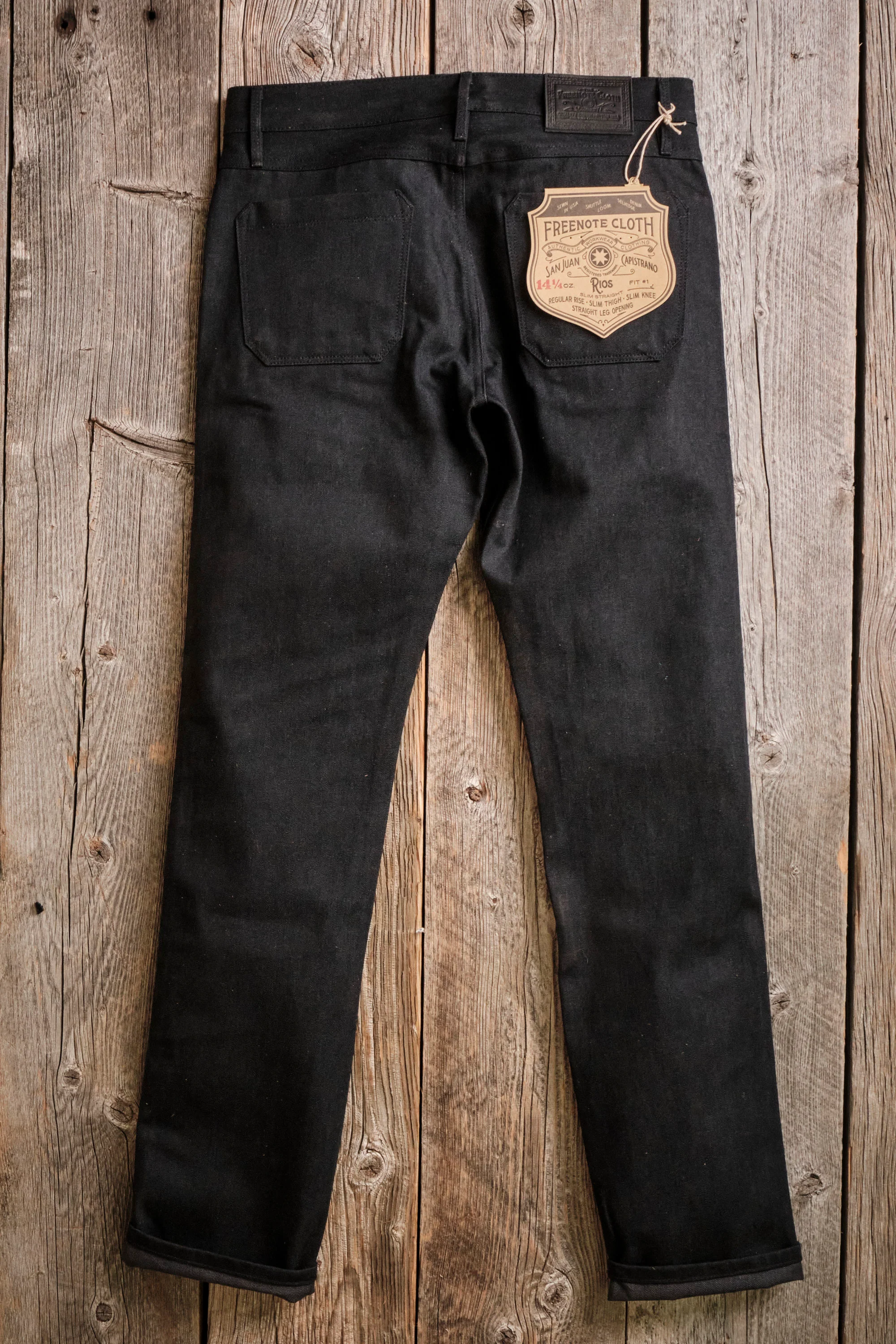 Rios <span>Raw 14.25 oz Black Grey Japanese Denim</span> - Image 7