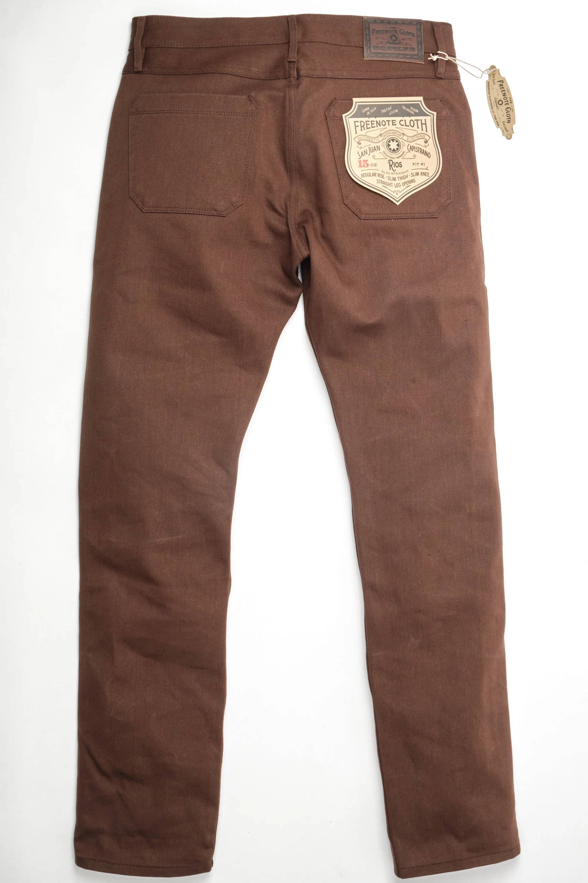Rios 15 Ounce Dark Brown Denim - Image 12