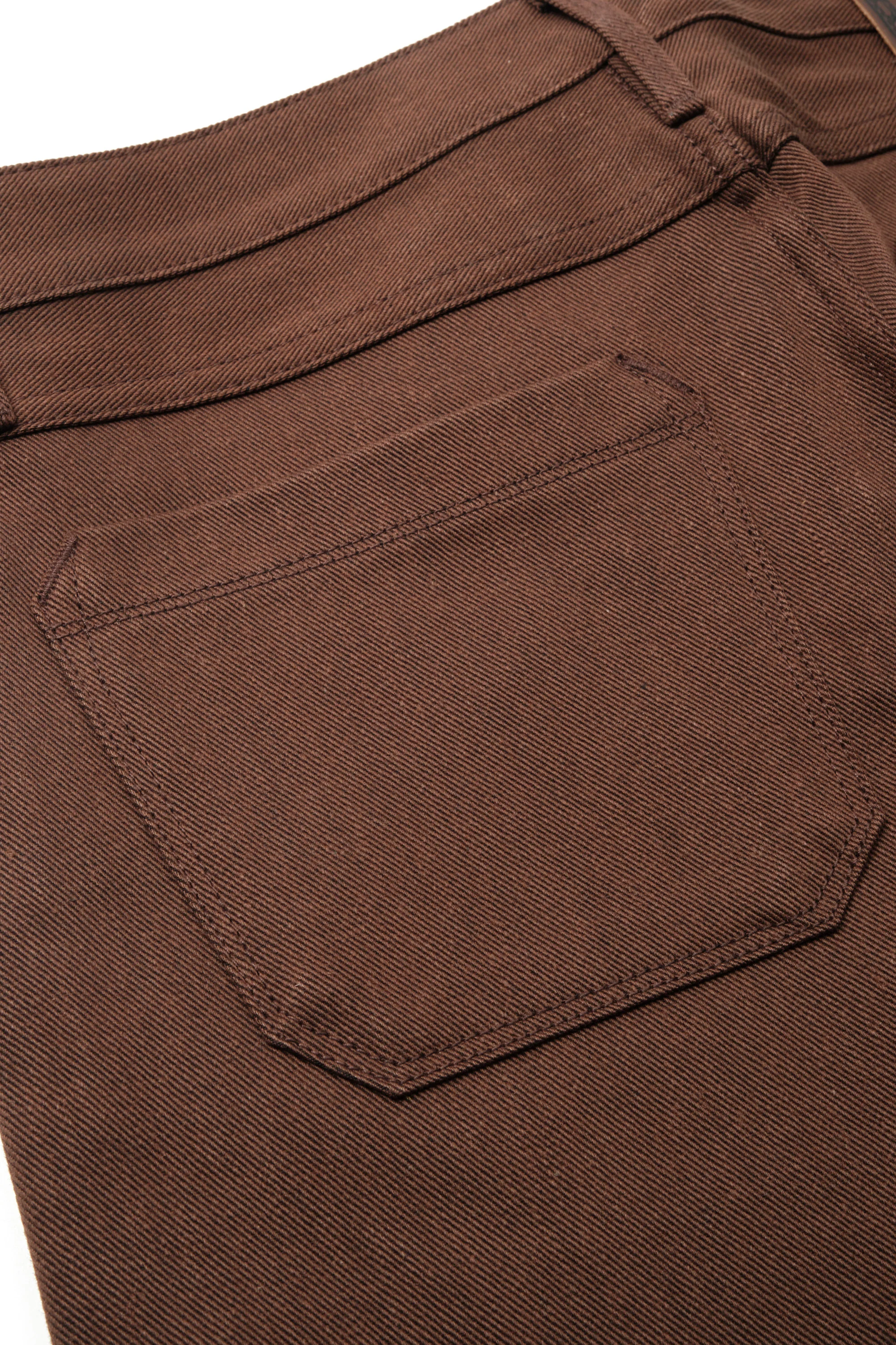 Rios 15 Ounce Dark Brown Denim - Image 15