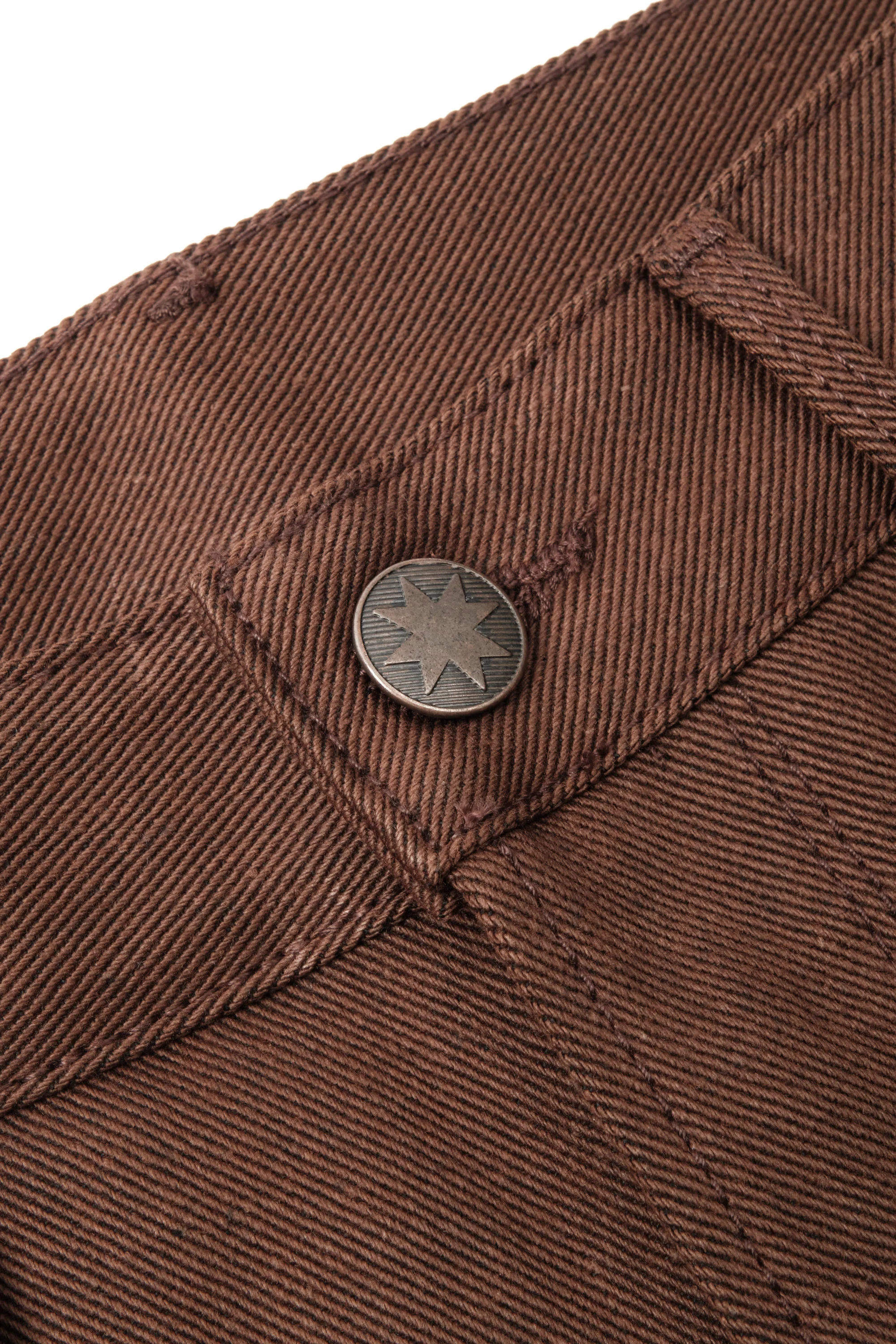 Rios 15 Ounce Dark Brown Denim - Image 16