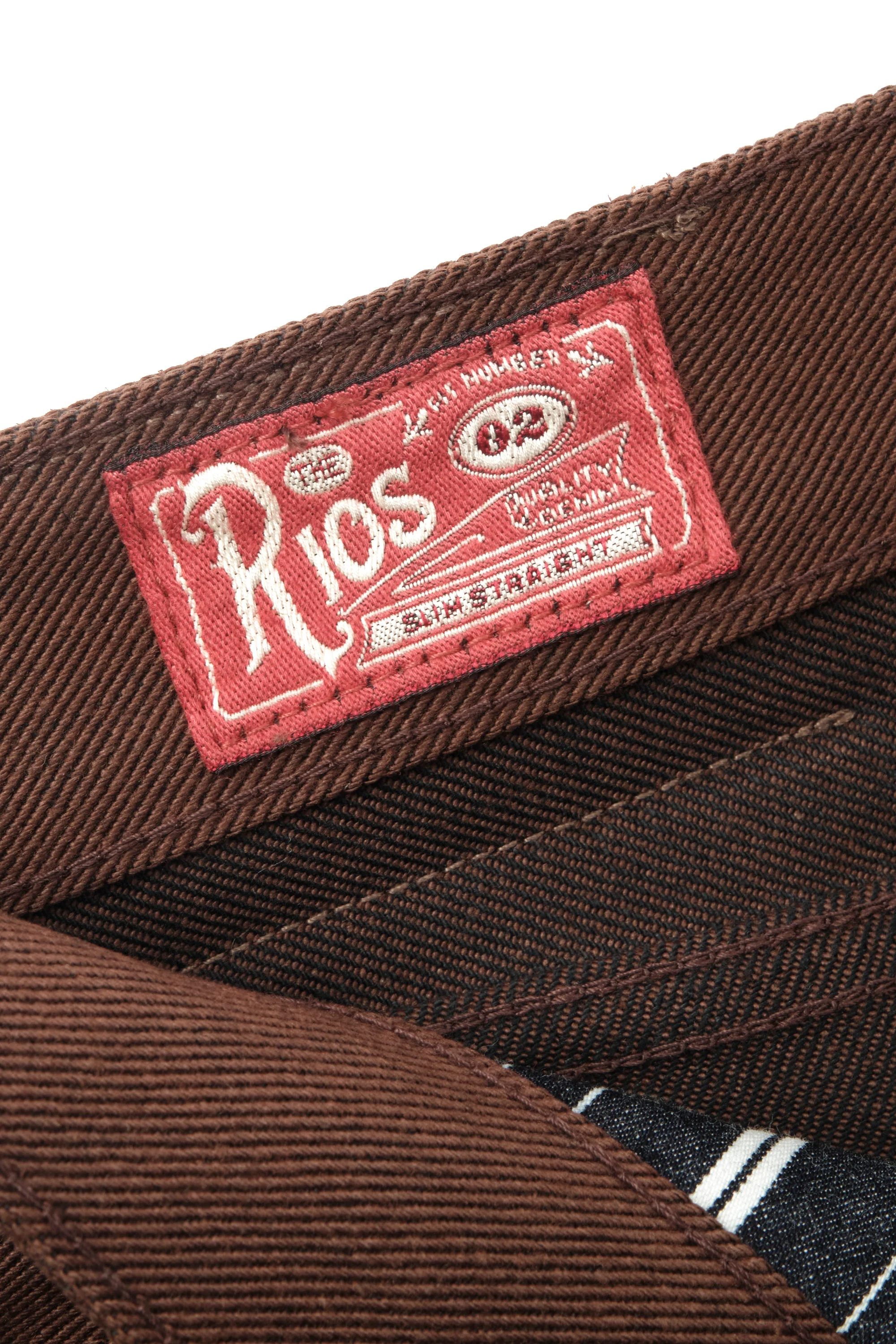 Rios 15 Ounce Dark Brown Denim - Image 19