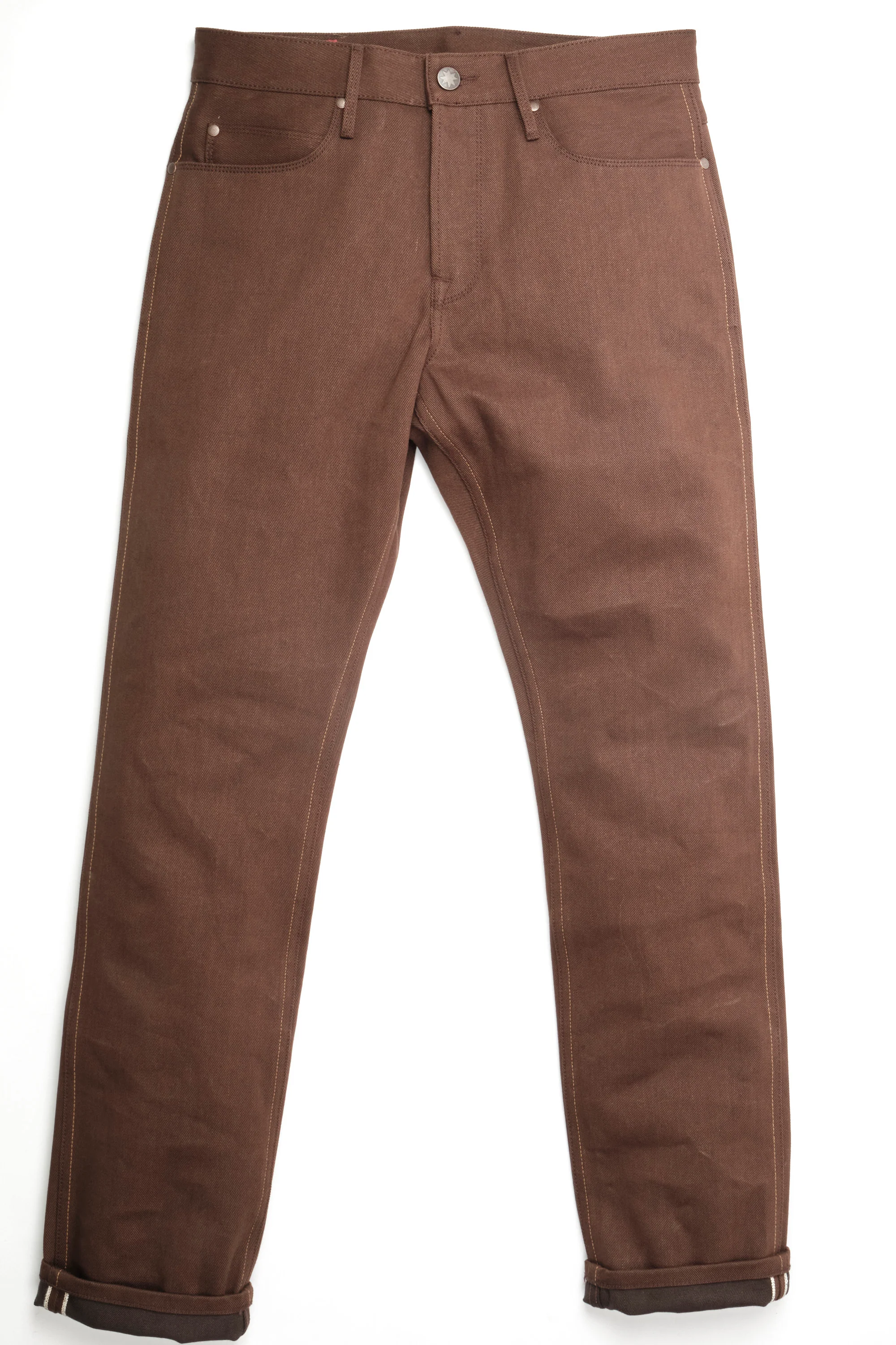 Rios 15 Ounce Dark Brown Denim - Image 7