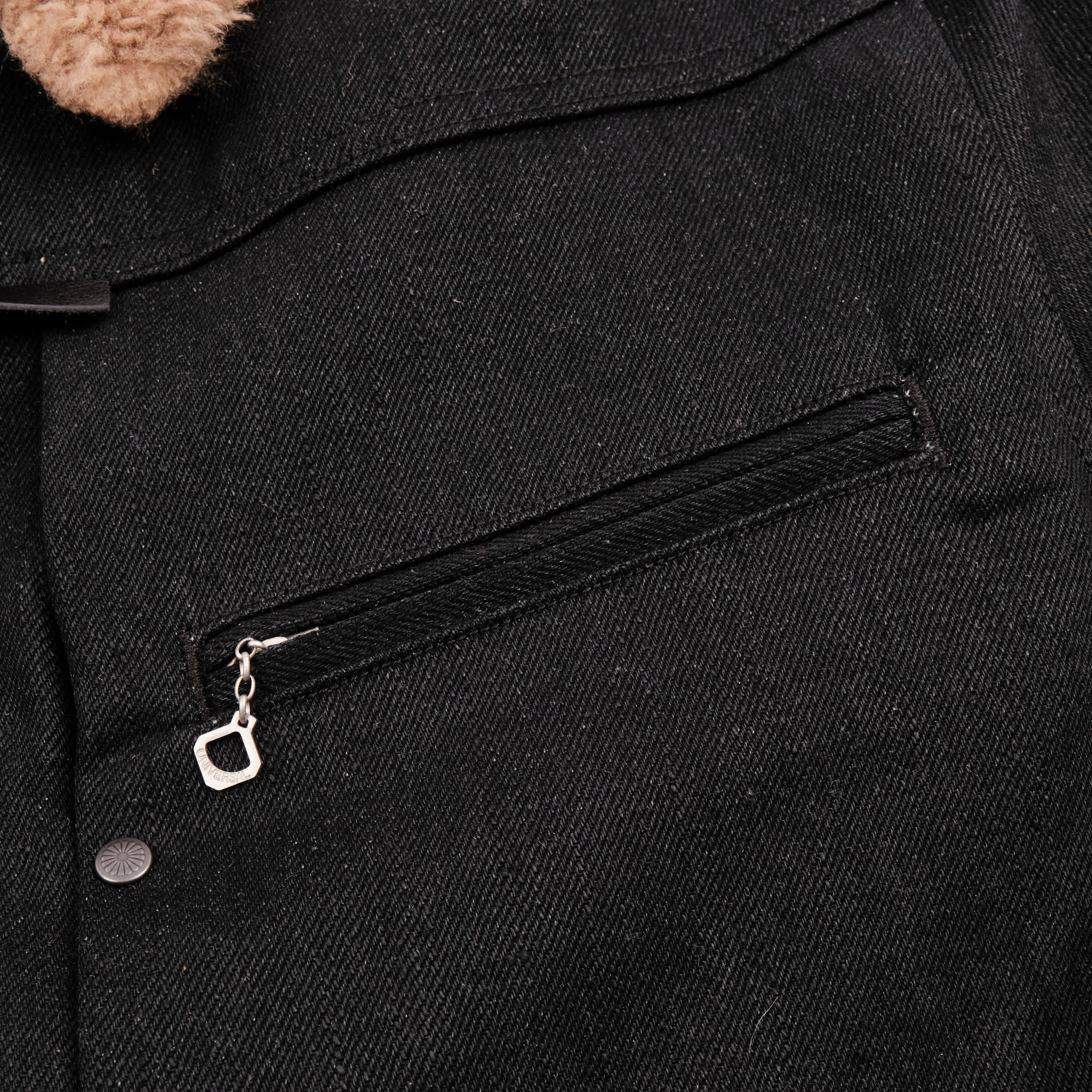 RJ-2 Denim 17 Ounce Black Denim - Image 7