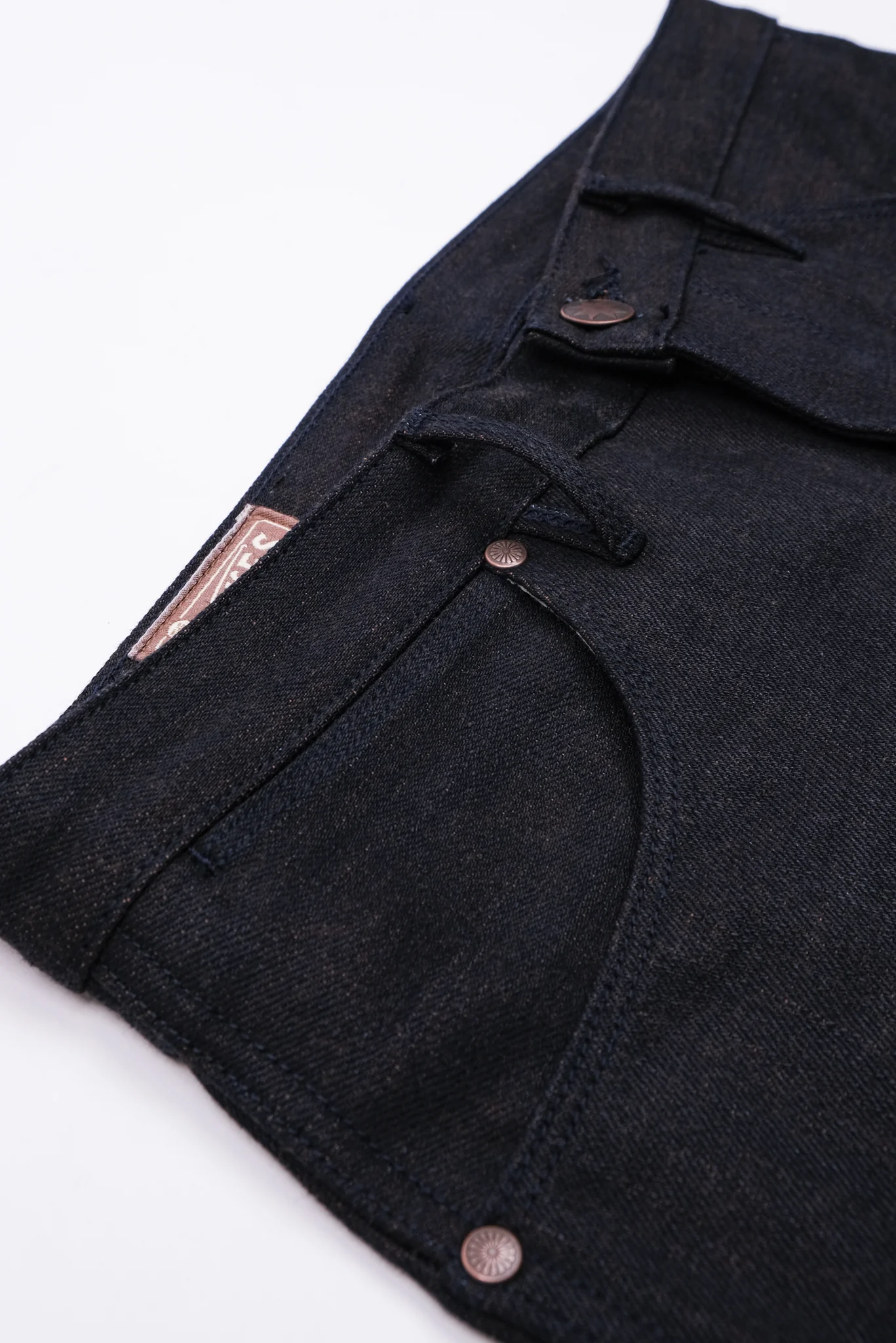 Wilkes Western <span>16 Ounce Indigo Brown Denim </span> - Image 7