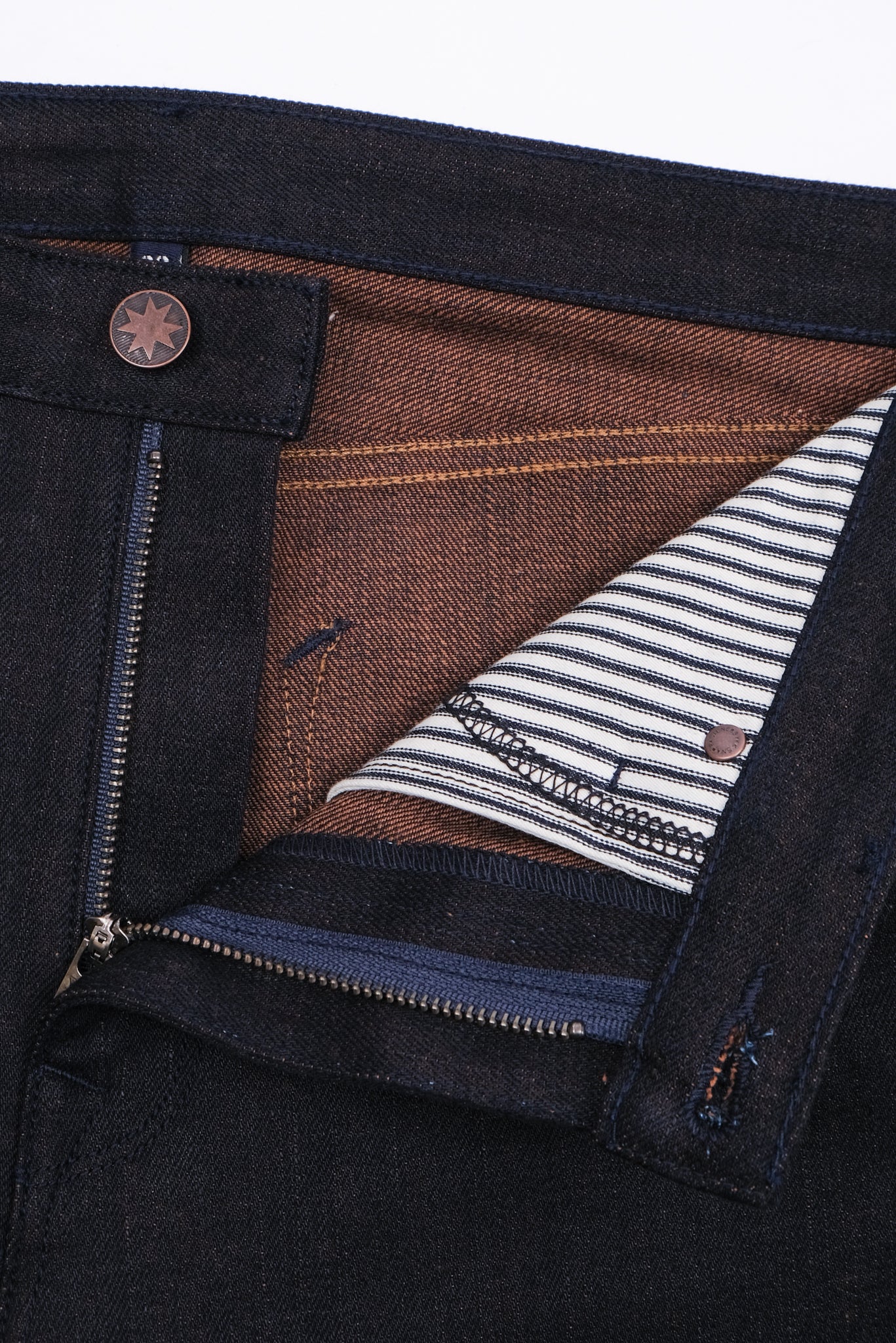 Wilkes Western <span>16 Ounce Indigo Brown Denim </span> - Image 8