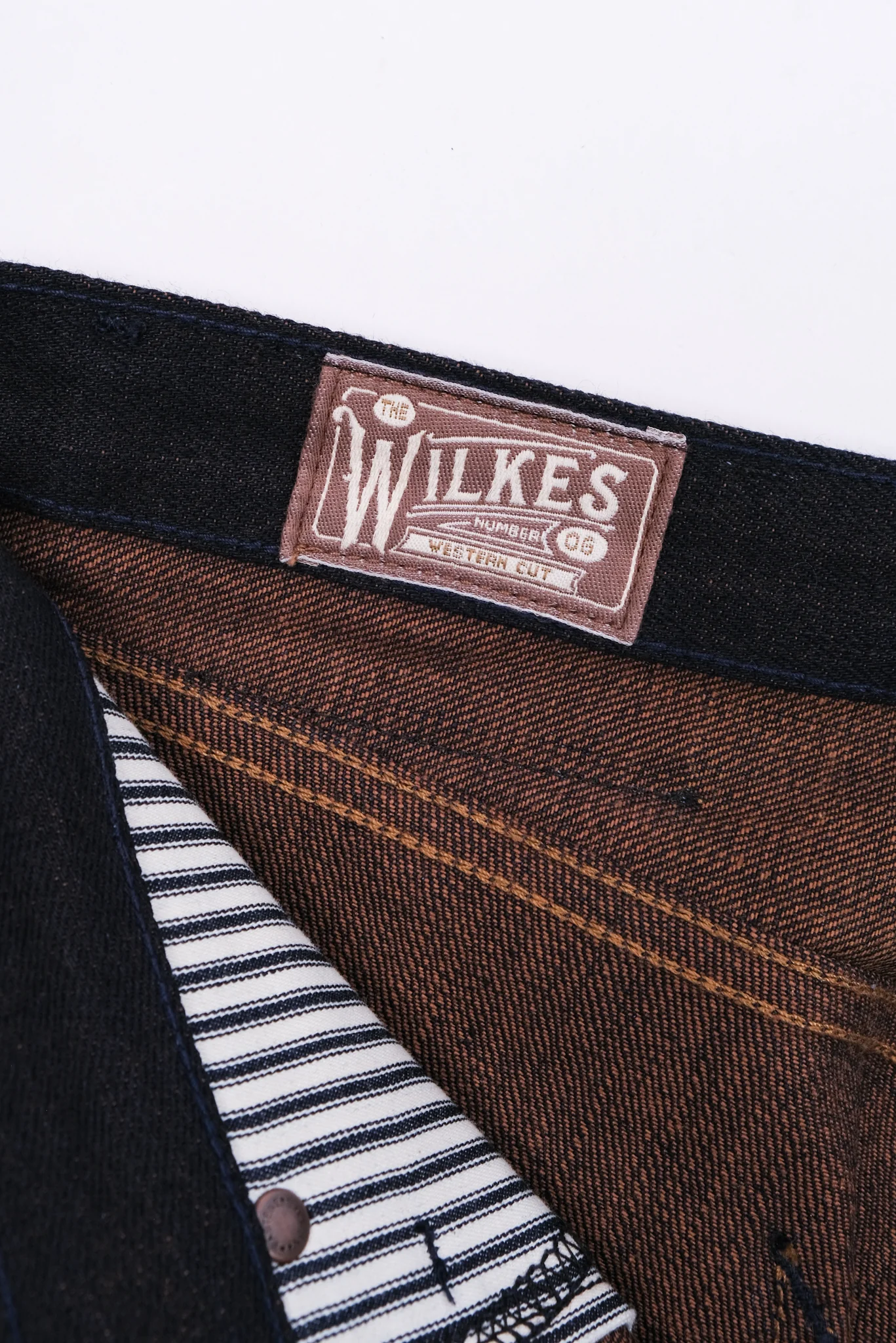 Wilkes Western <span>16 Ounce Indigo Brown Denim </span> - Image 9
