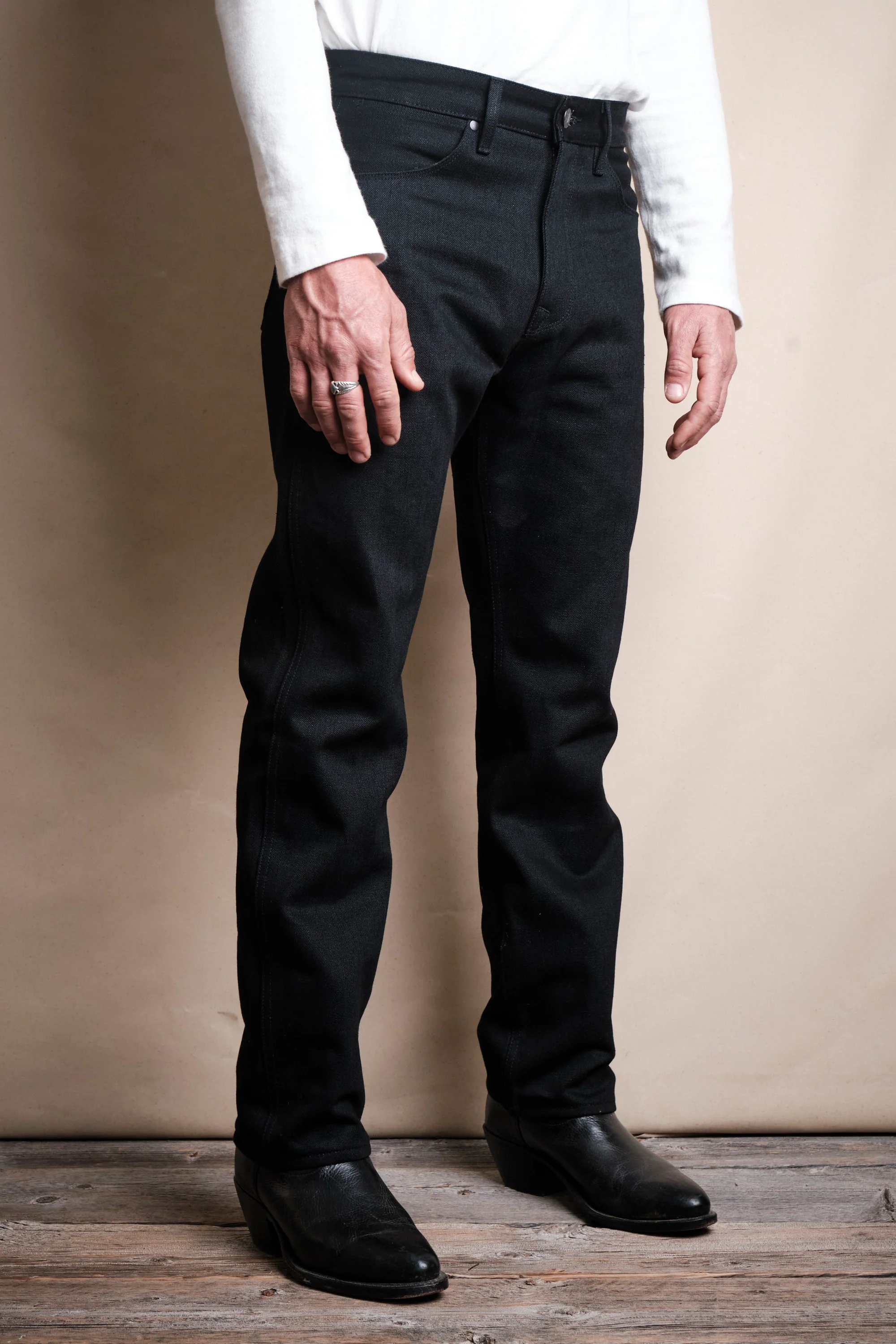 Wilkes Western <span>17 Ounce Black Denim </span> - Image 3